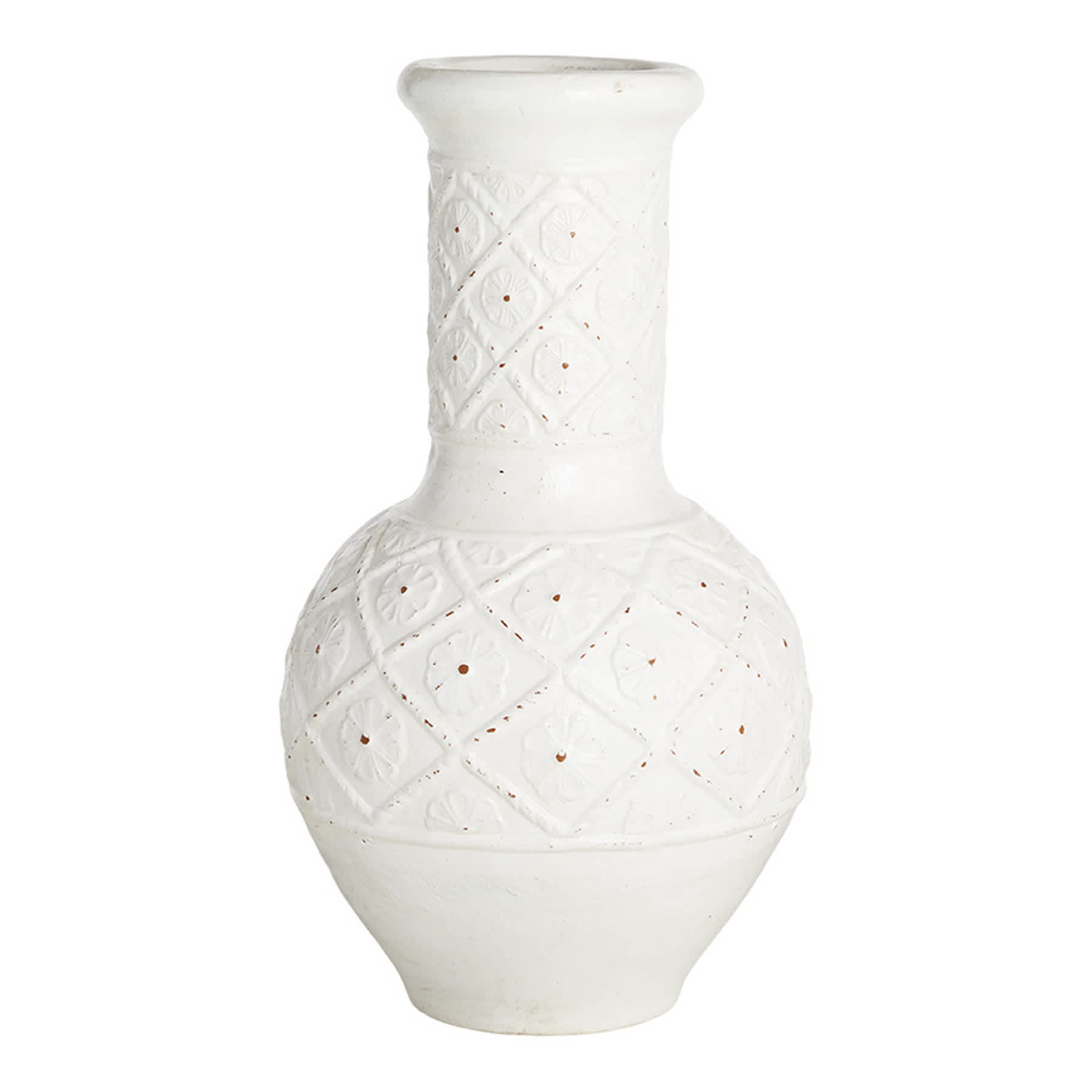 White Sunflower Outdoor Chimenea, 37"