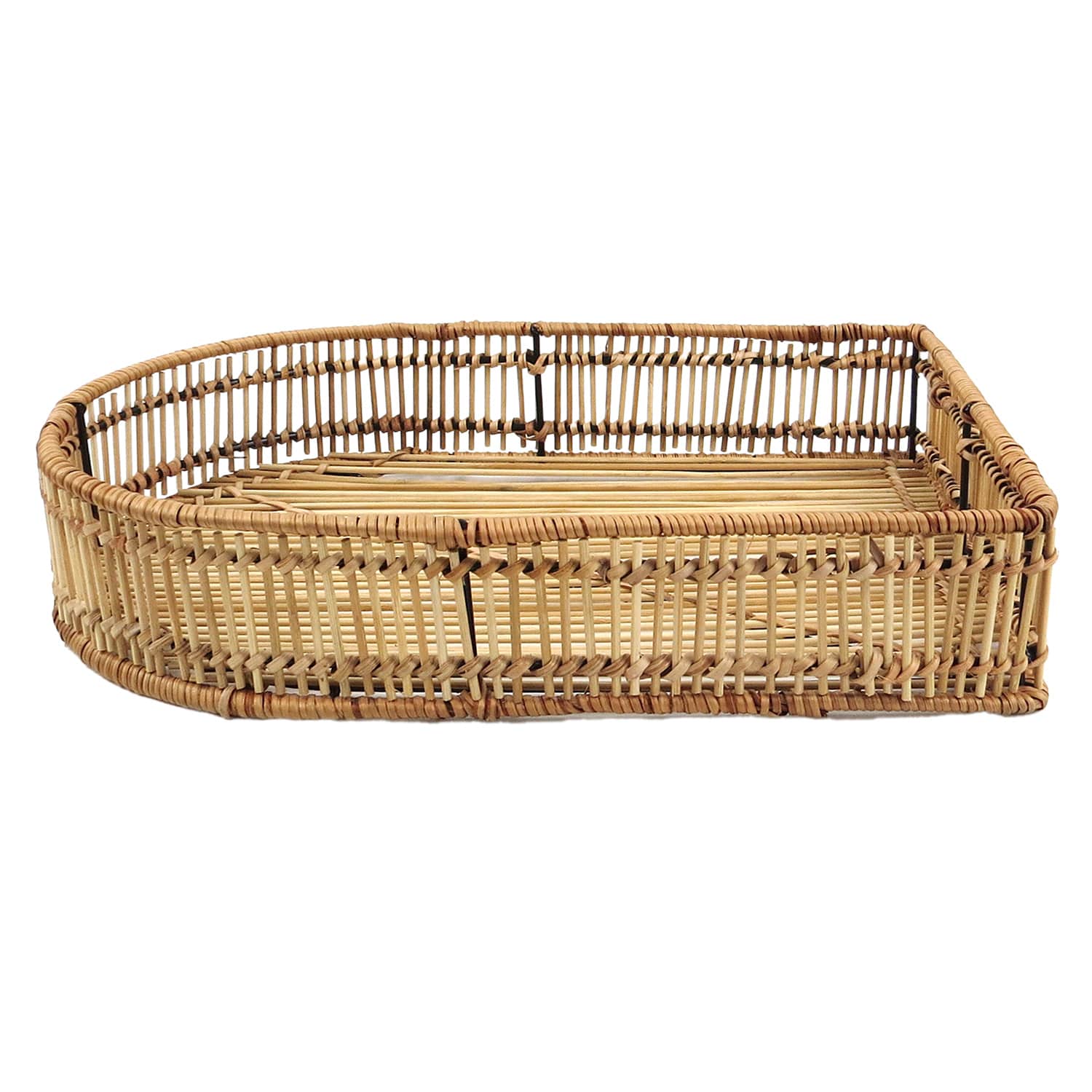 Found & Fable Round Bamboo Tray