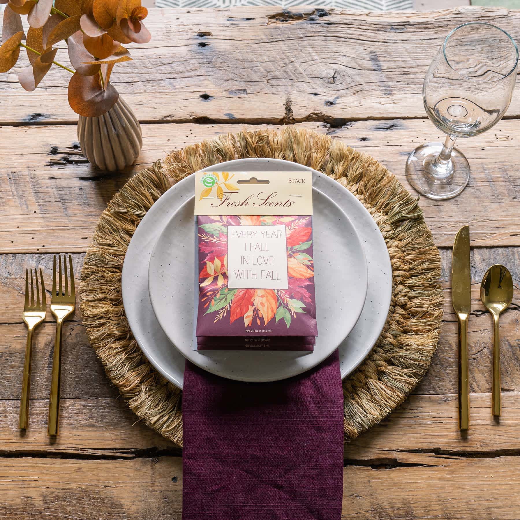 3-Pack Love with Fall Scented Sachets