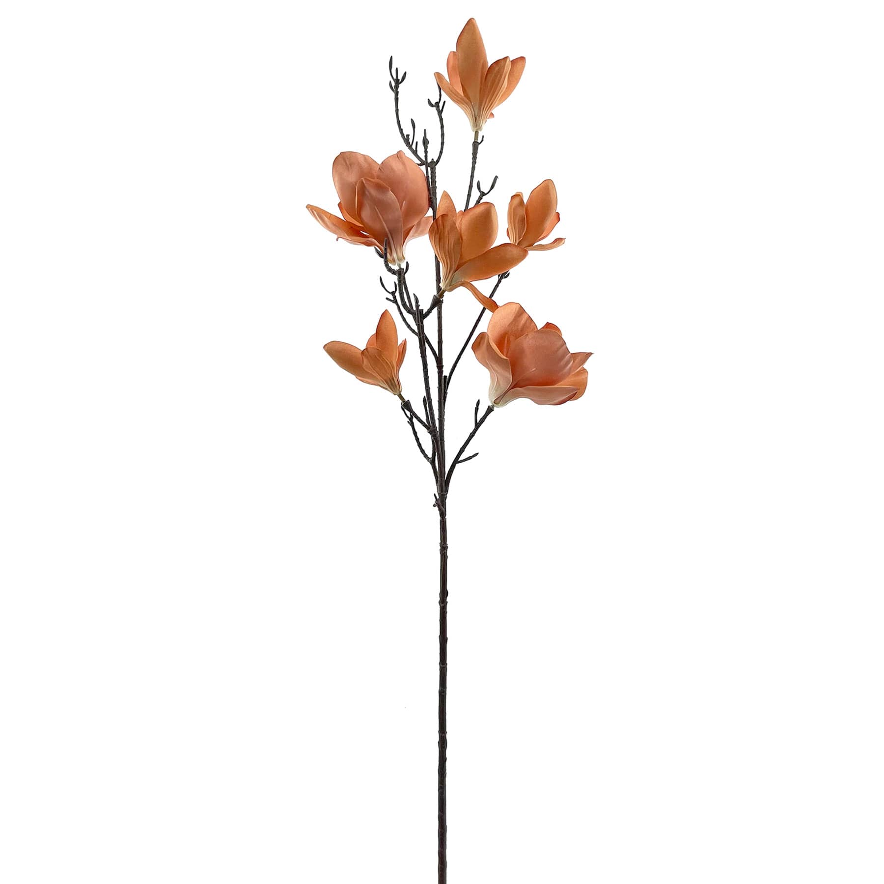Orange Flower Stem, 38"