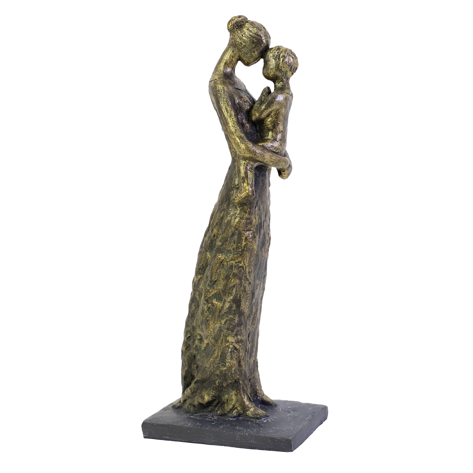 Woman Holding Child Figurine, 12.5"