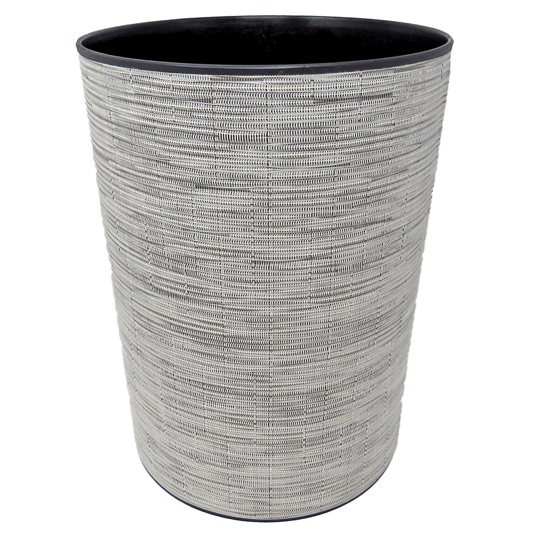 Deco Wrap Wastebasket, Light Grey