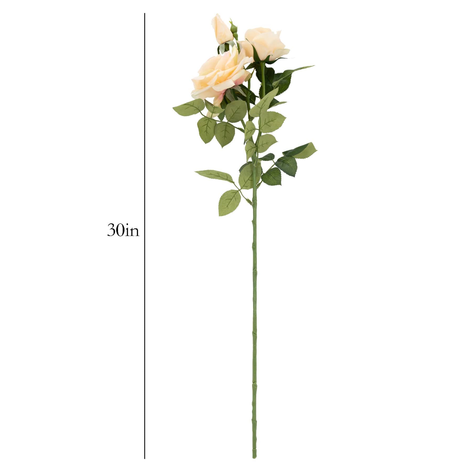 Pink Real-Feel Rose Stem, 30"