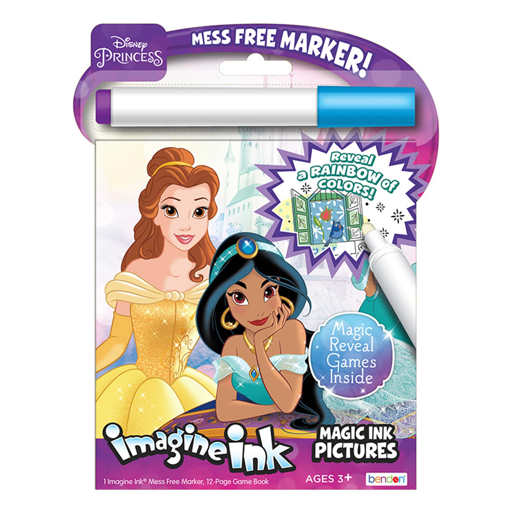 Disney Princess 12-Page Imagine Ink Game Book