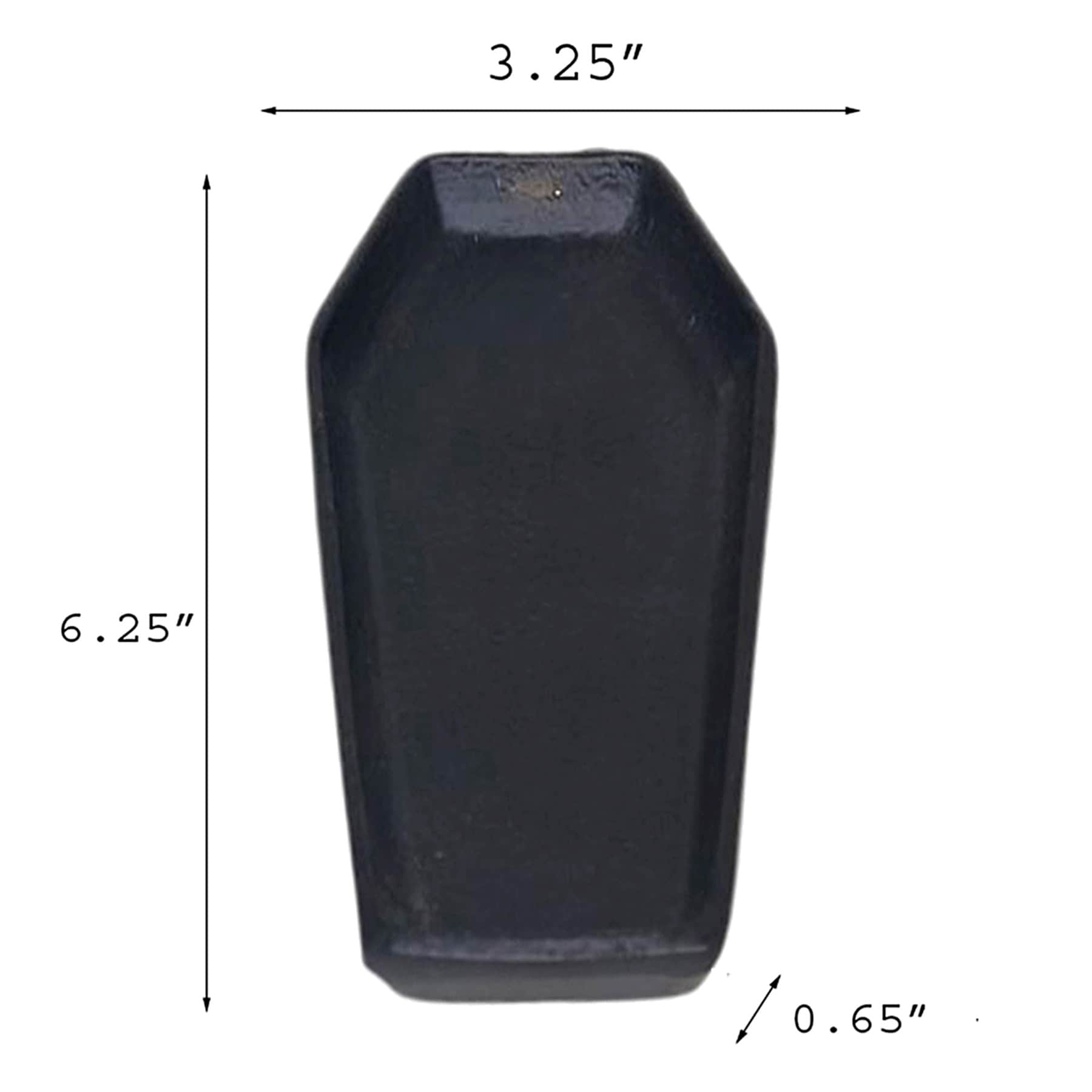 Midnight Shadows Black Coffin Trinket Tray