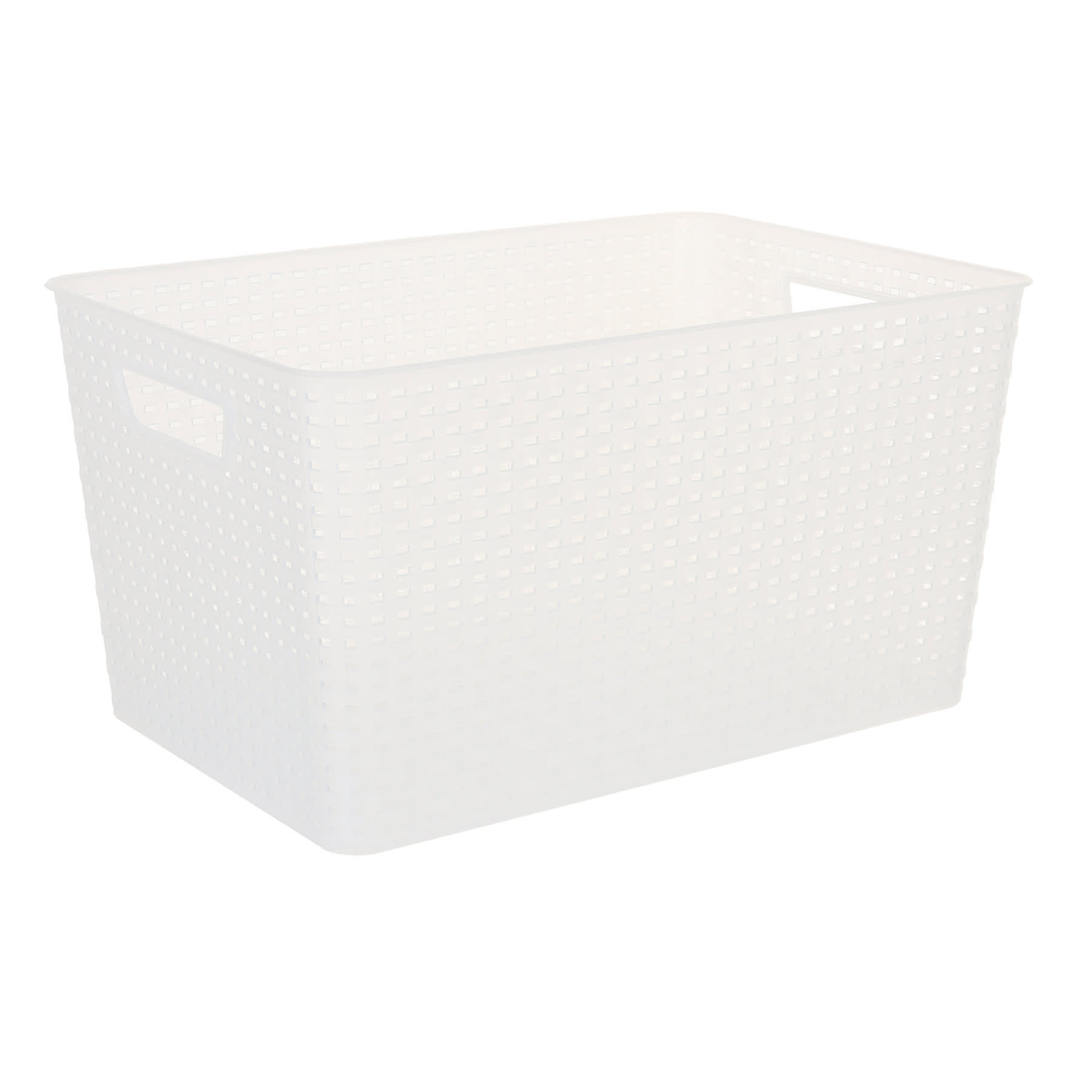 Crossover Weave Basket XL Clear