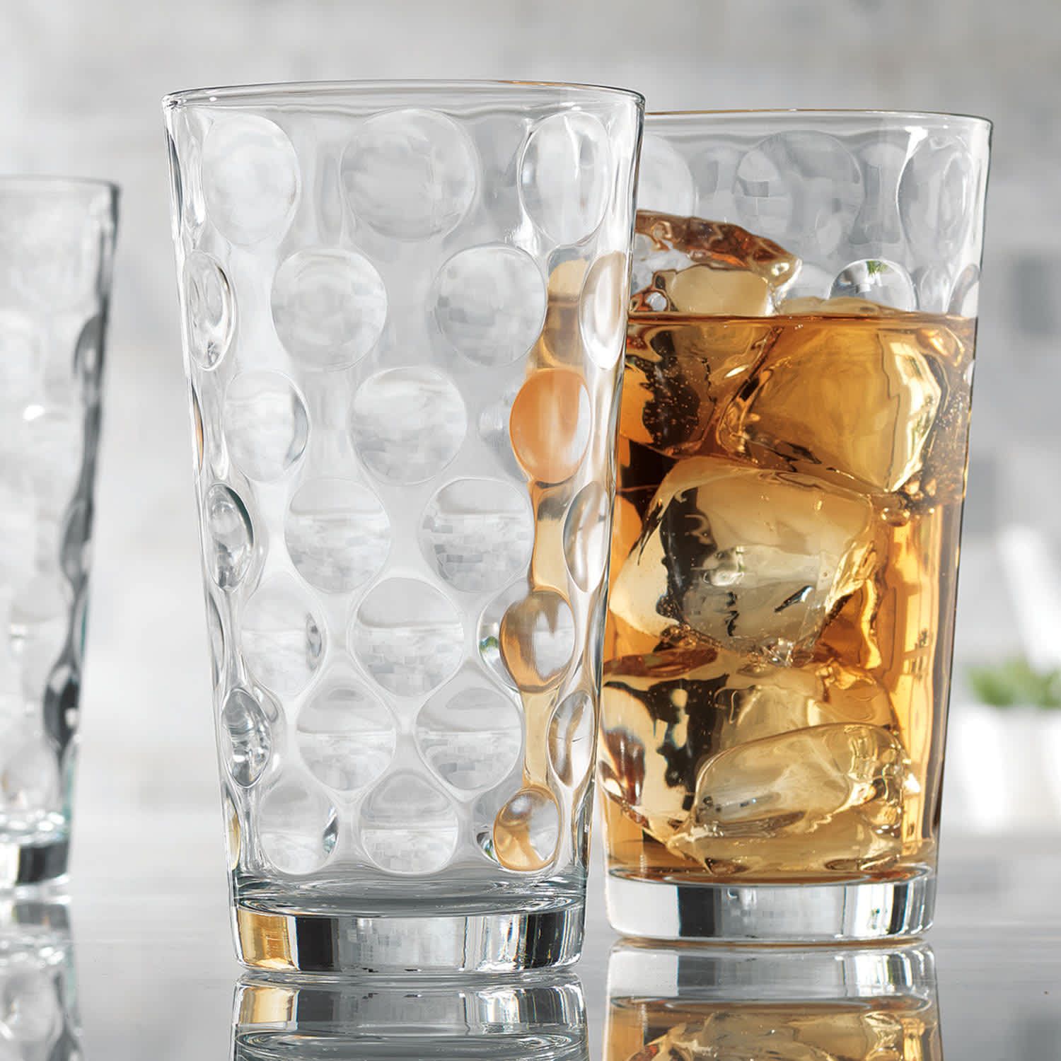 Set of 4 Eclipse Glass Coolers, 17oz