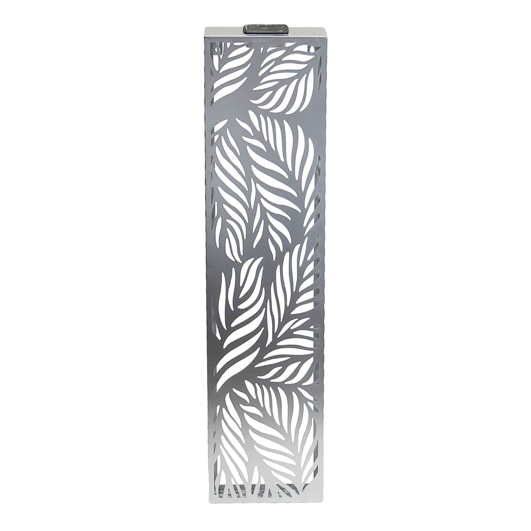 Metal Palm Leaves Solar Outdoor Wall Decor, 33"