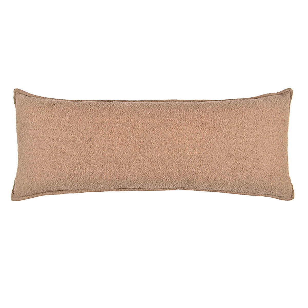 Crosby St. Brown Soft Textured Boucle Throw Pillow, 14x36