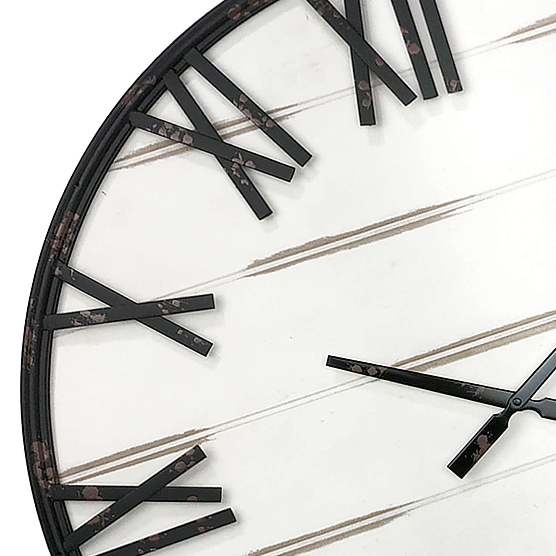 Wooden Round Wall Clock, 27"