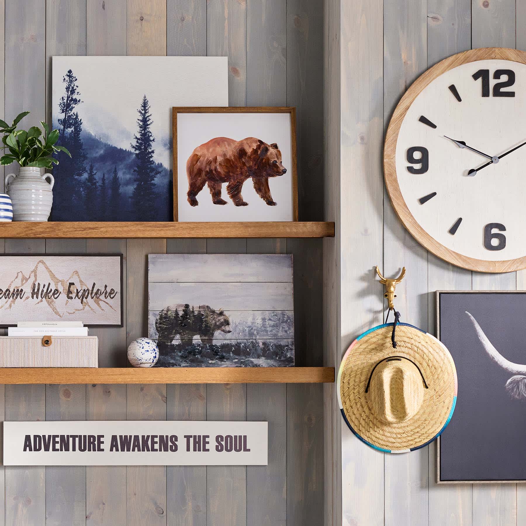 Ty Pennington Forest Canvas Wall Art, 24"