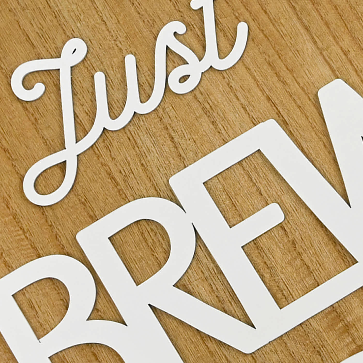 Just Brew It Round Wall Decor, 16"