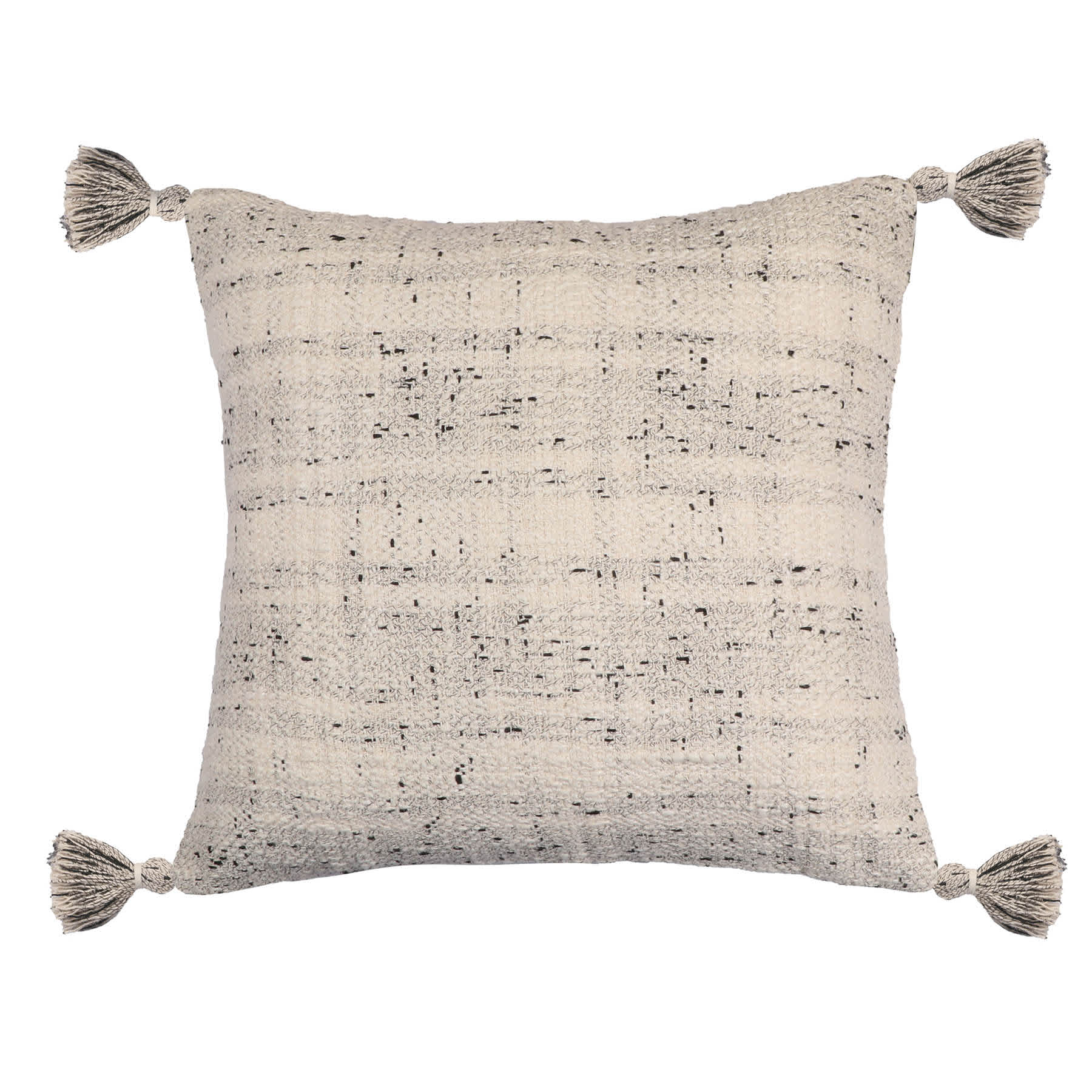 2-Pack Dotted Slub Throw Pillow, 18"