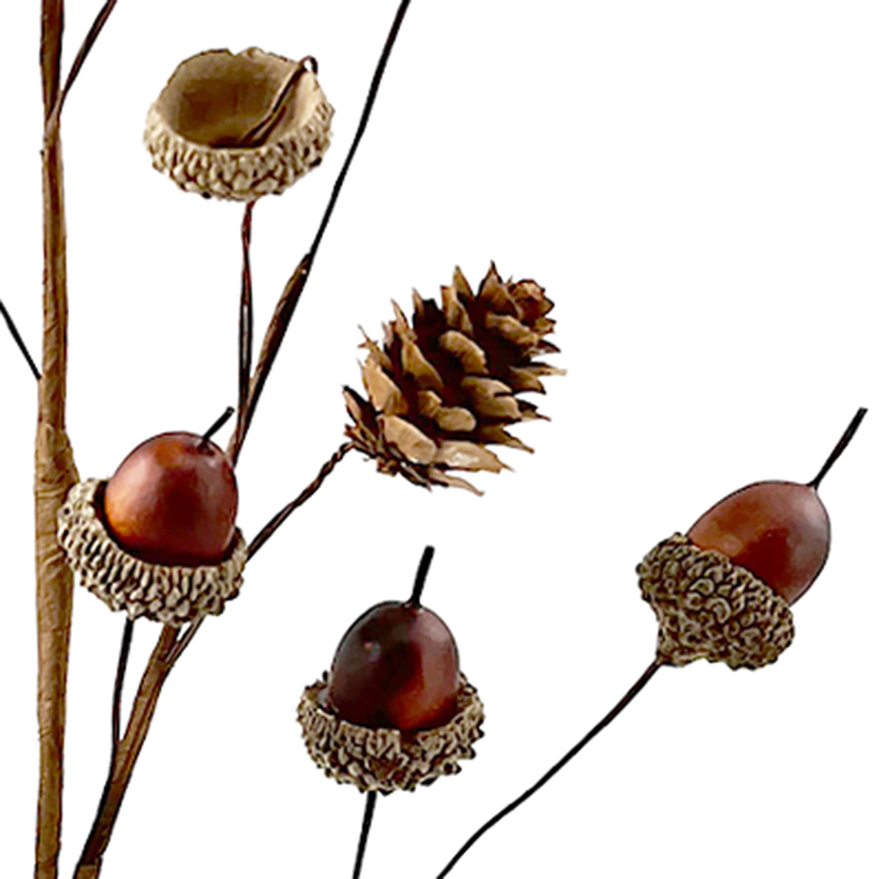 Acorn & Pinecone Pick, 20"