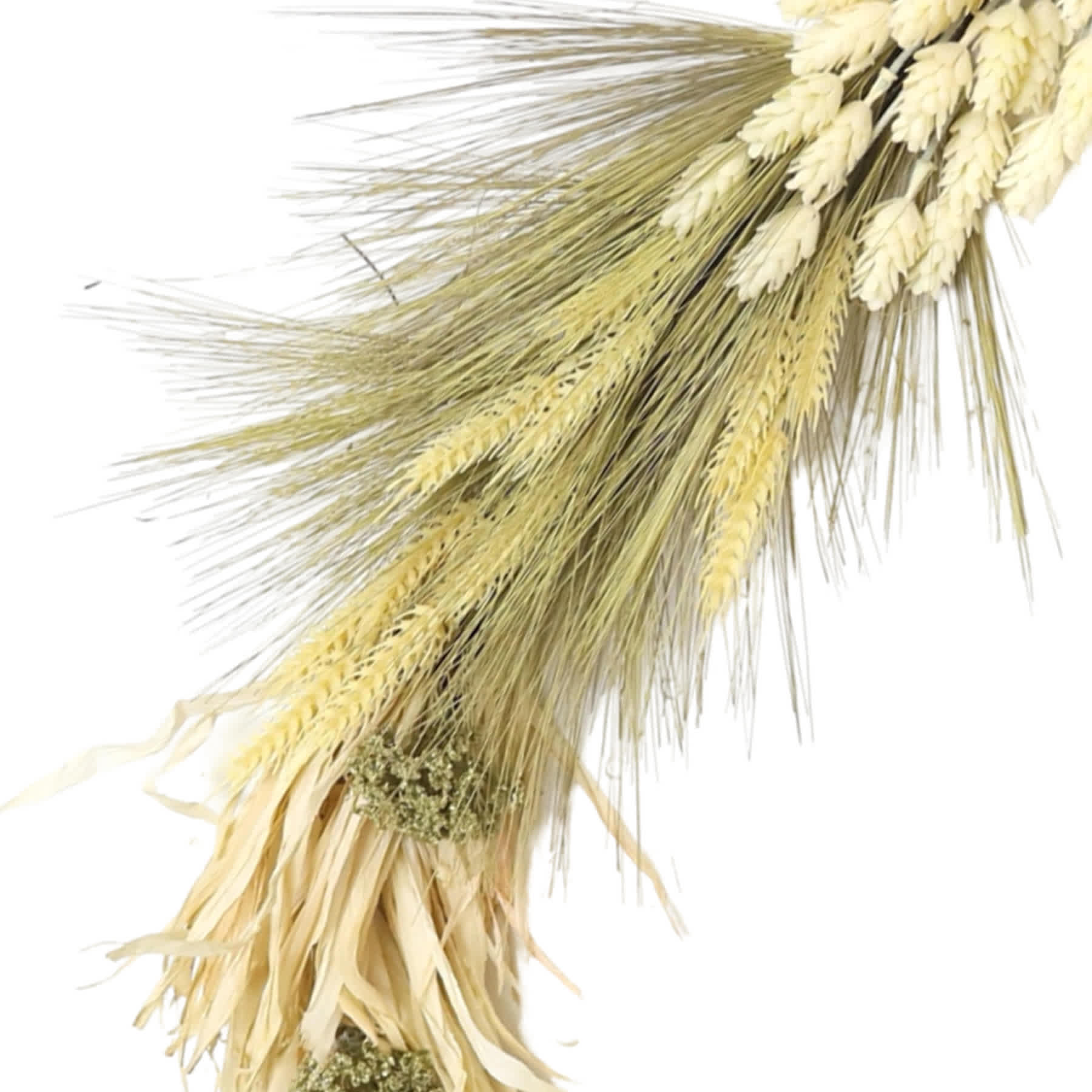 Hop, Yarrow & Wheat Twig Garland, 6'