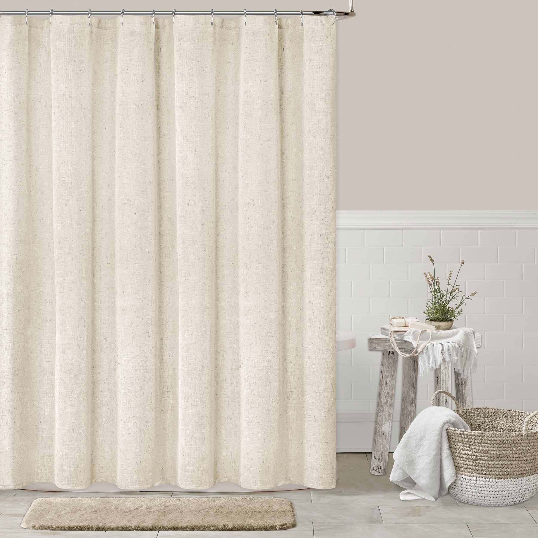 Hoenybloom Alonso Natural Shower Curtain, 72"
