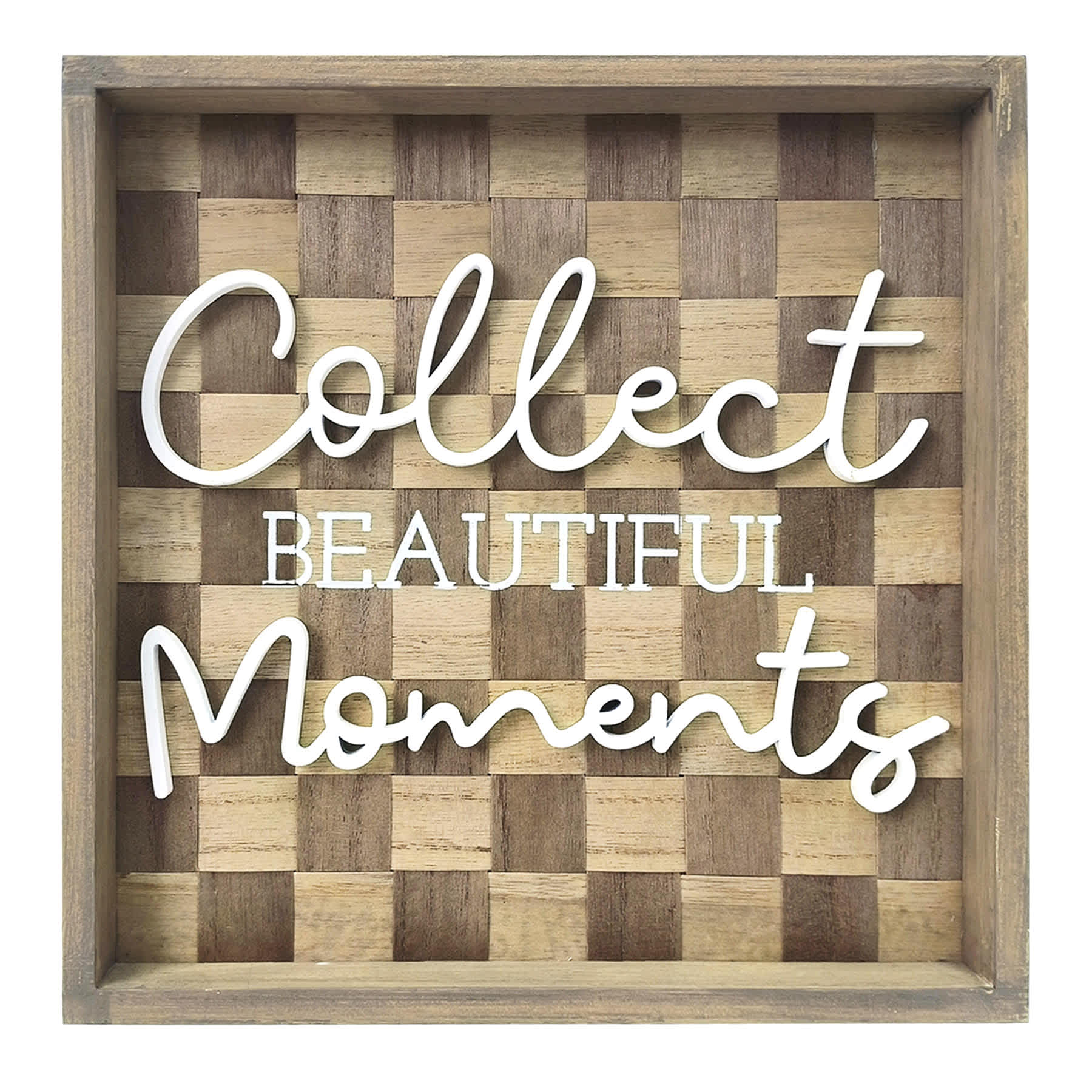 Honeybloom Checkerboard Little Moments Sign, 10"