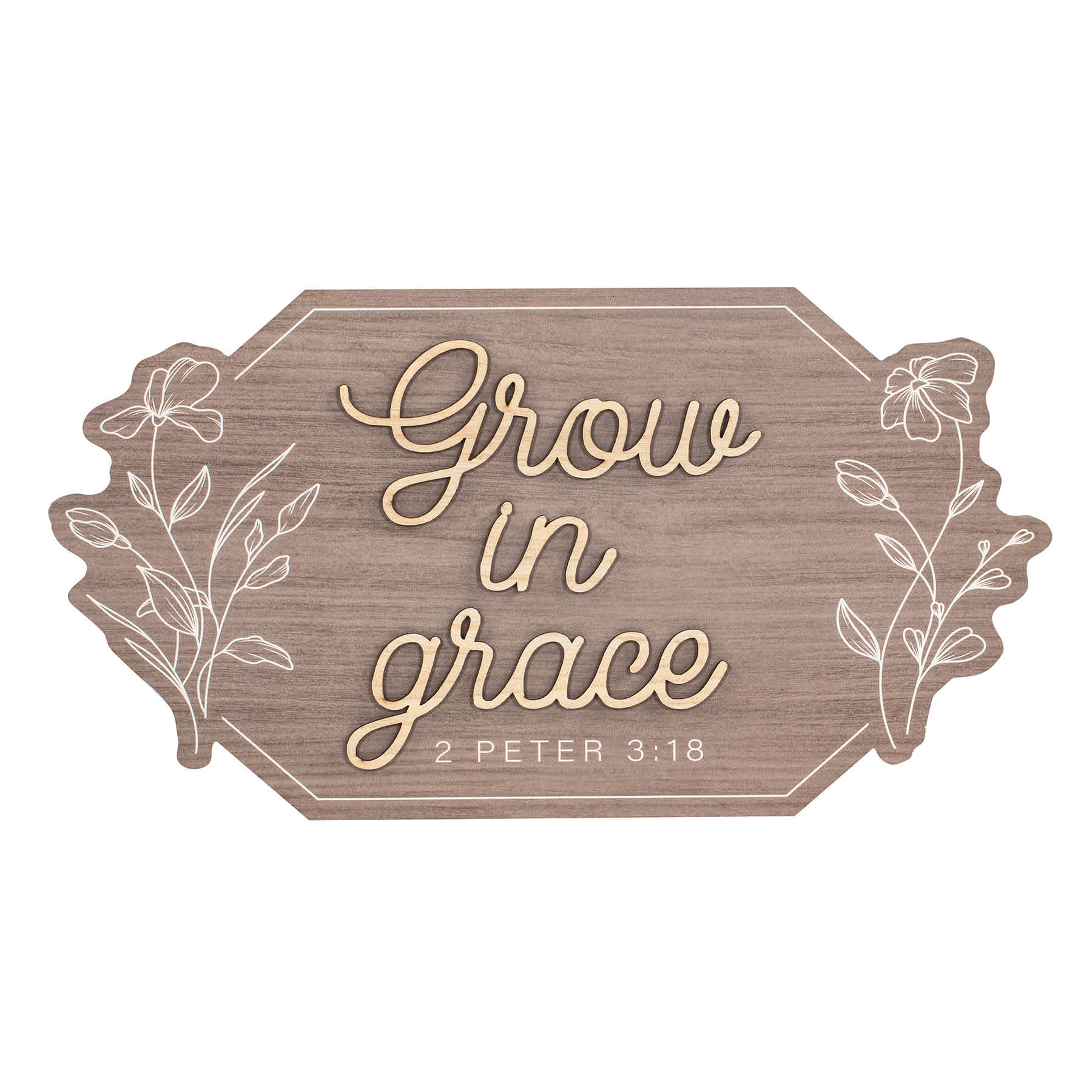 Grow in Grace Wall Decor, 26x14