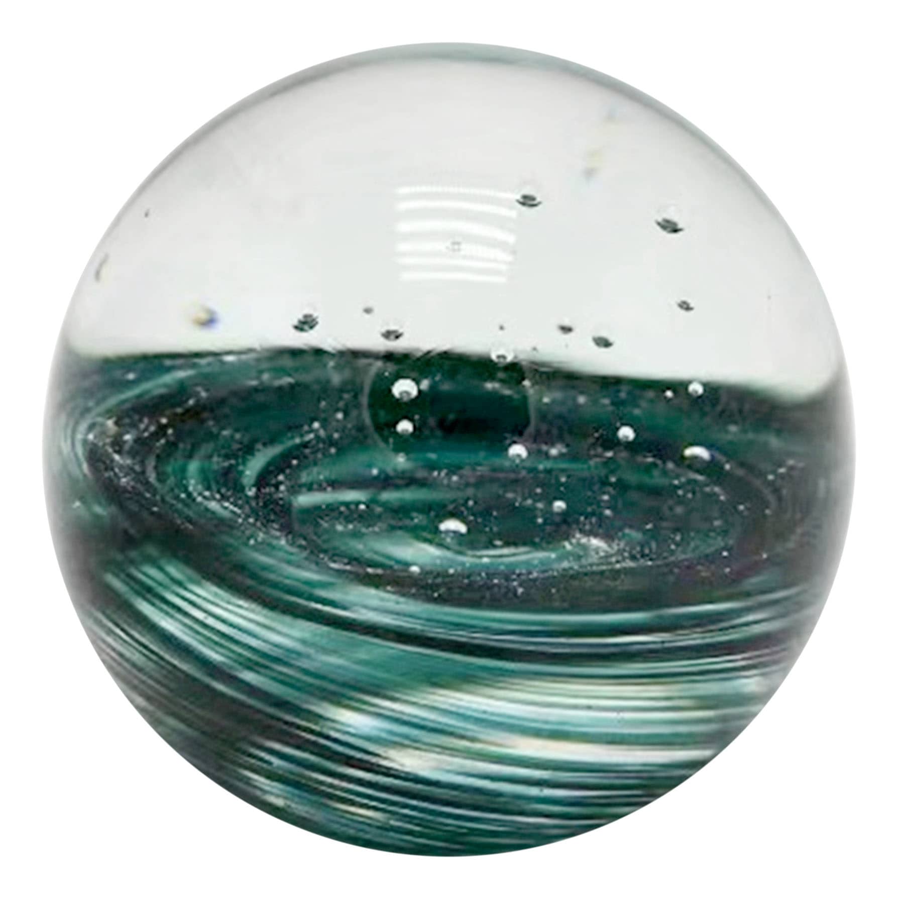 Tracey Boyd Half Stripe Glass Ball, 3"