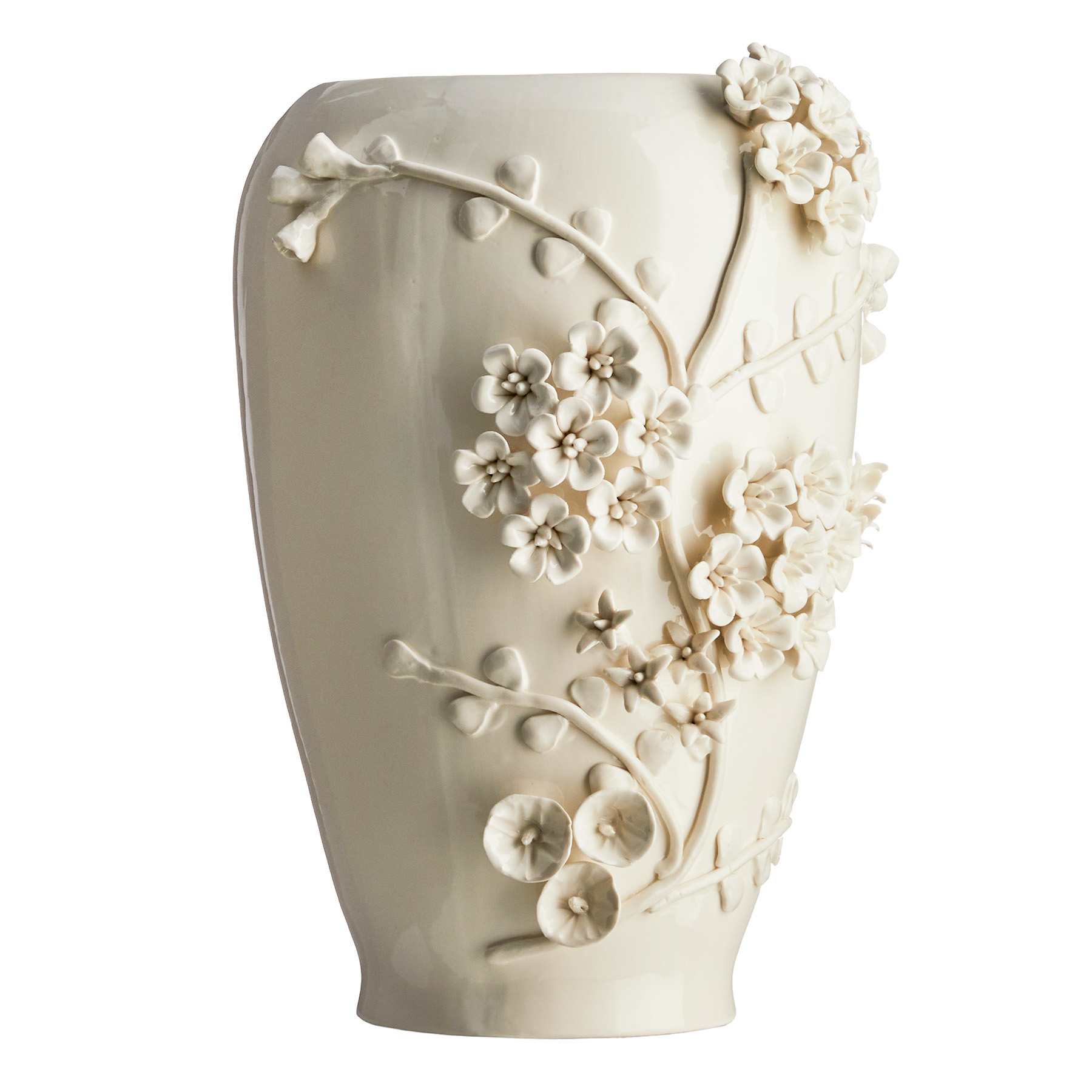Providence 3D Flower Ceramic Vase, 13.7"