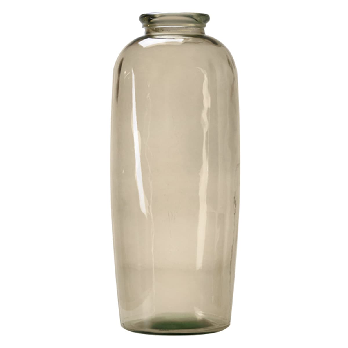 Tan Rimma Spanish Glass Vase, 28"