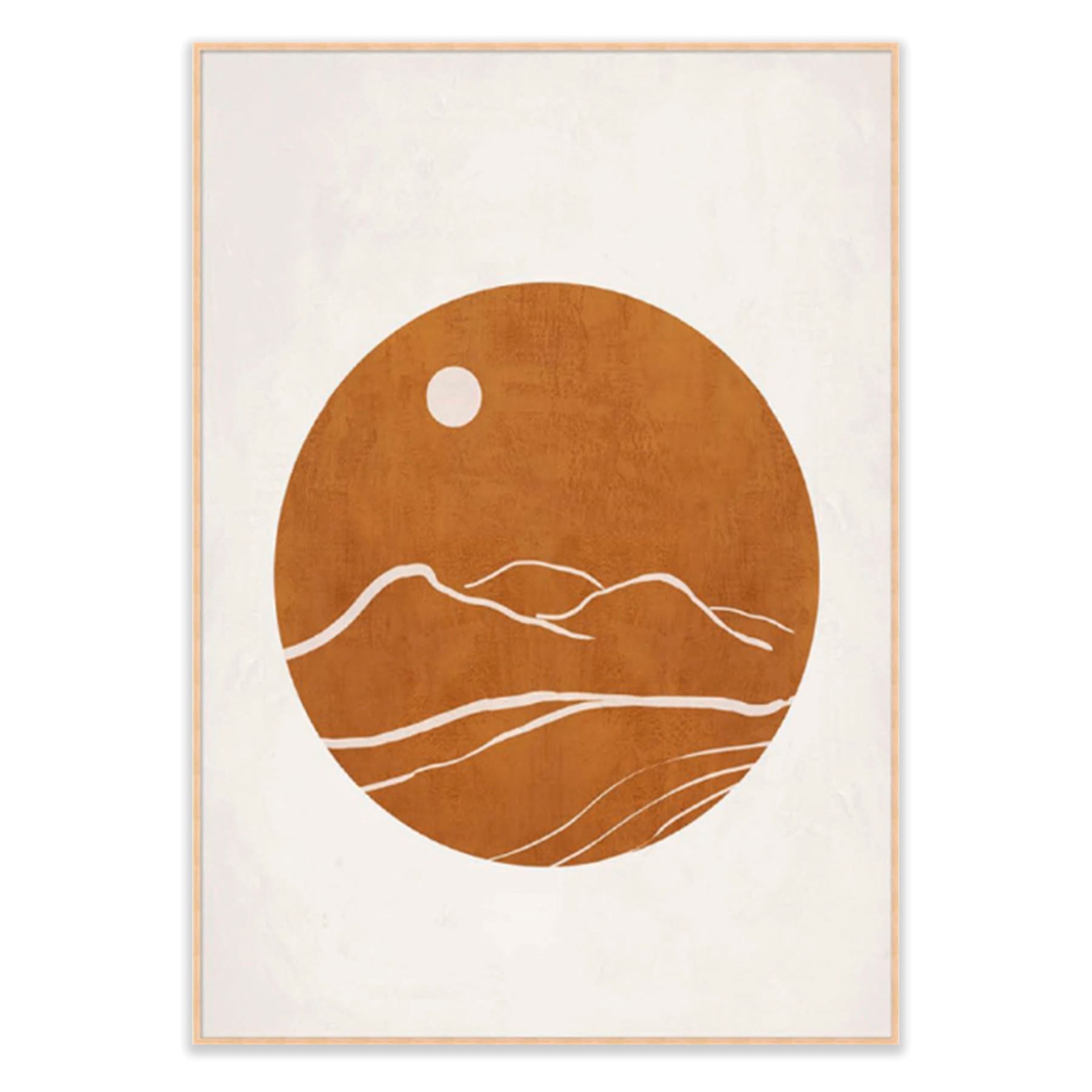 Soul Searcher Framed Sunset Canvas Wall Art, 15x19