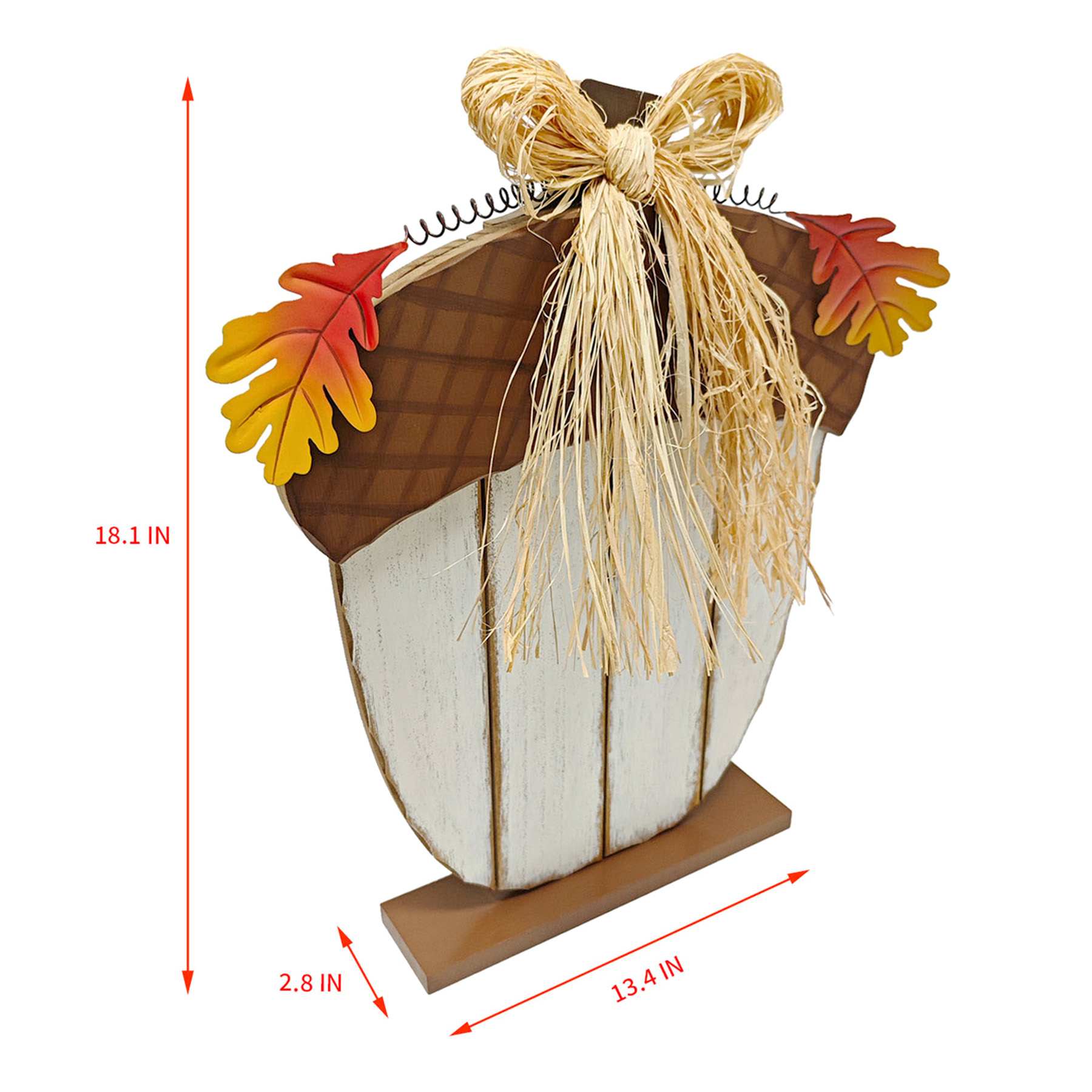 Homespun Harvest Acorn Table Decor, 18"
