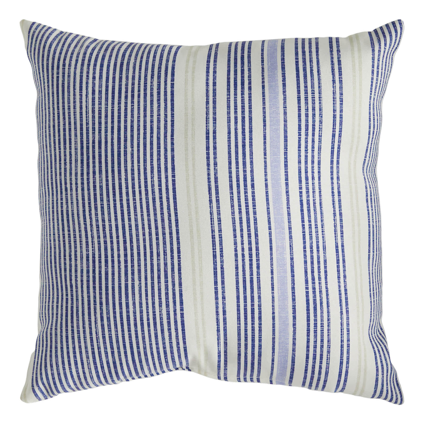 Calisto Pinstripe Square Outdoor Throw Pillow, 16"