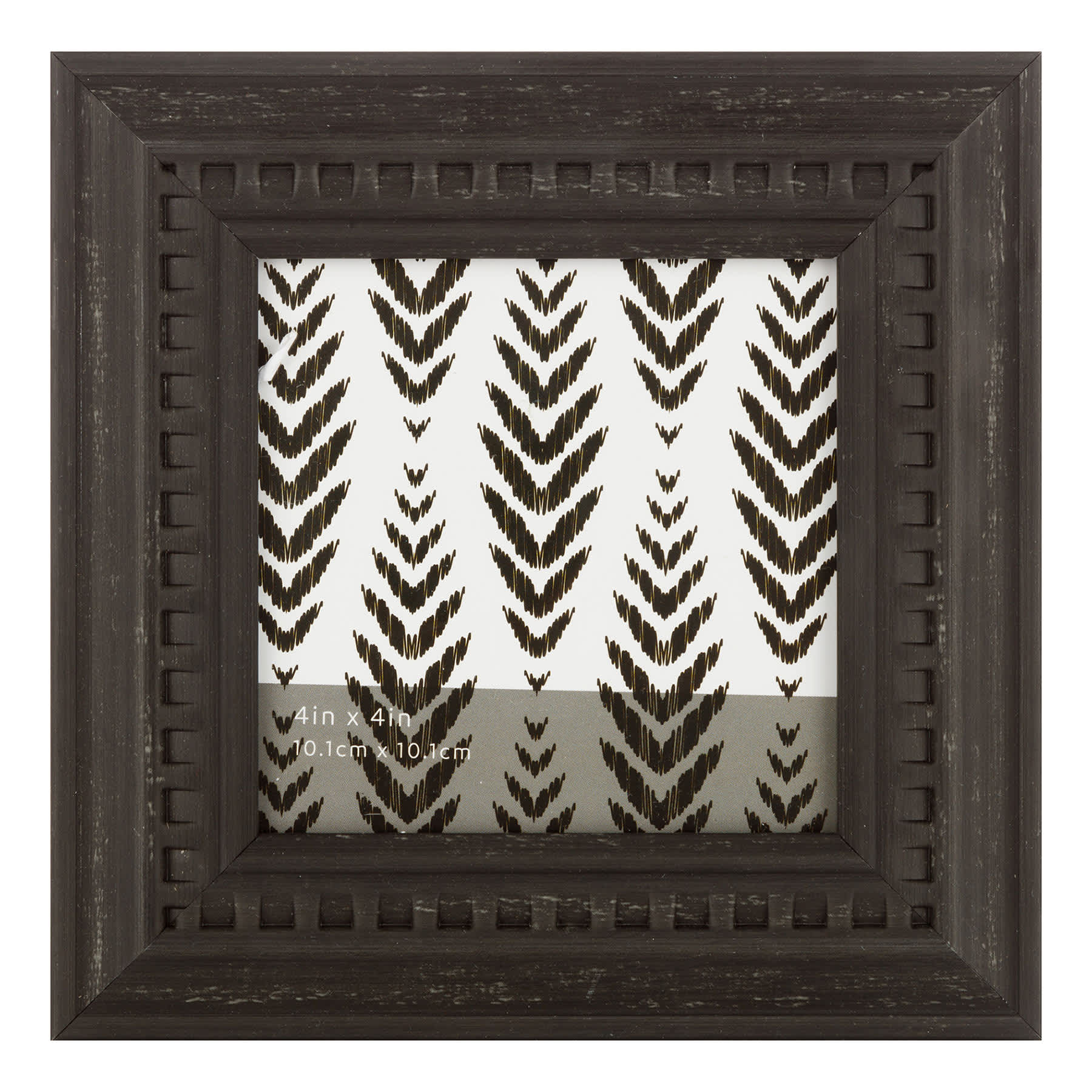 Black Beaded Tabletop Picture Frame, 4x4