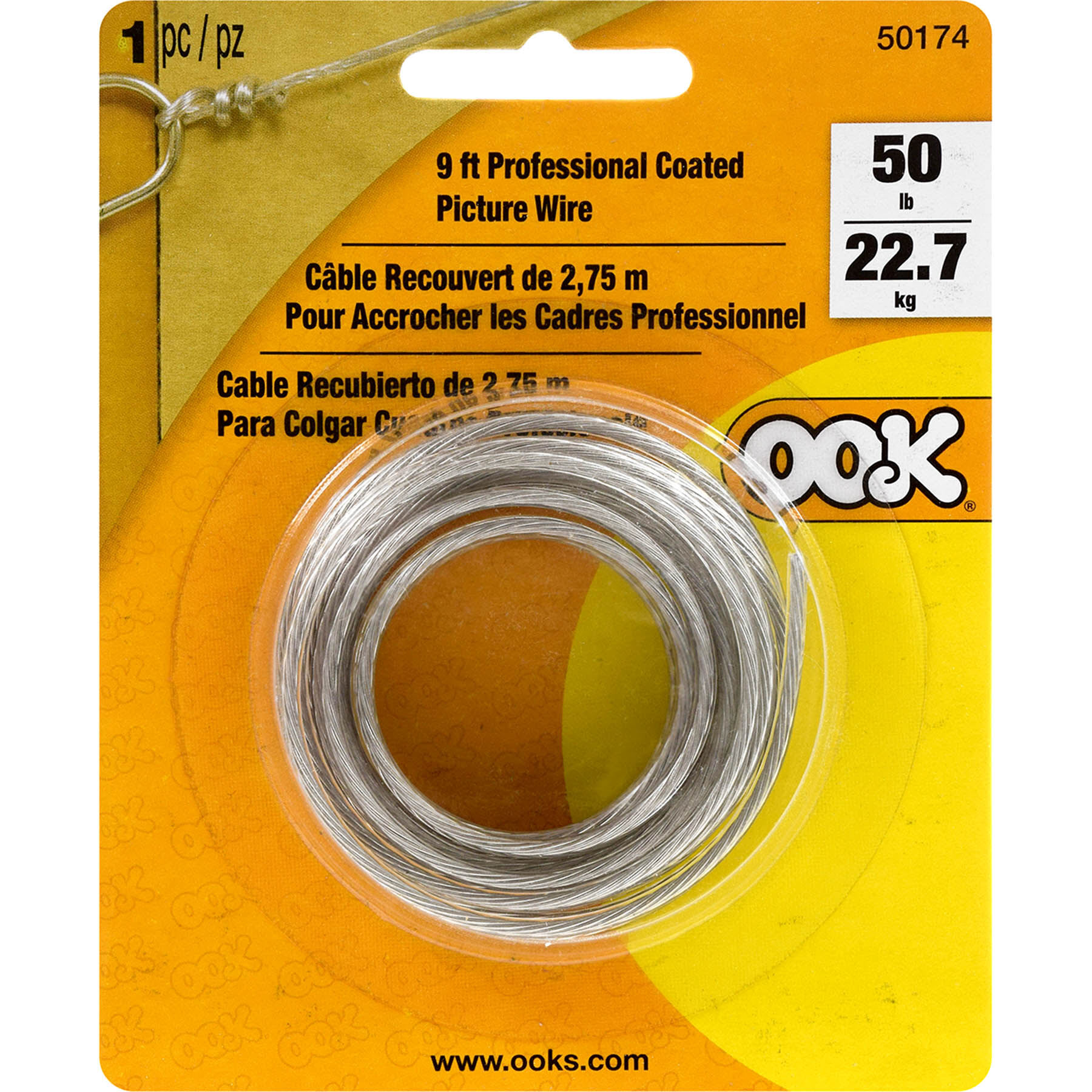 9ft Professional Coated Picture Wire Framers, 50lb