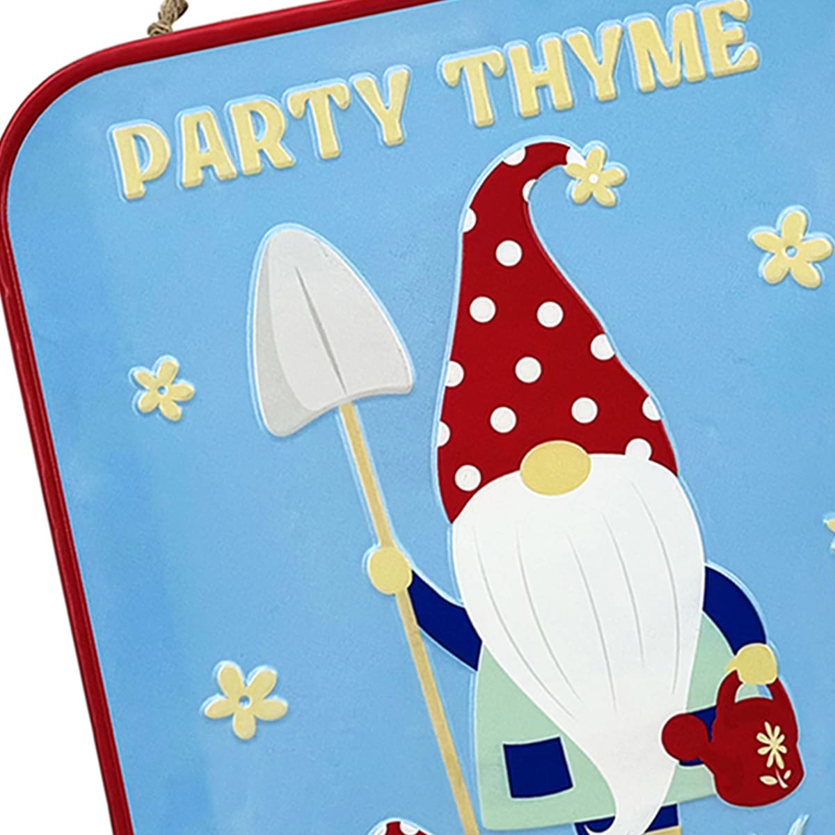 Sunny Club Metal Gnome Outdoor Wall Decor, 16"