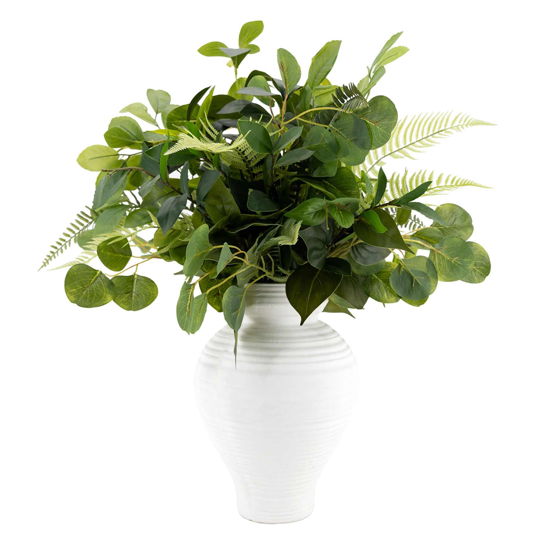 Greenery Arrangement in MGO Pot, 26"