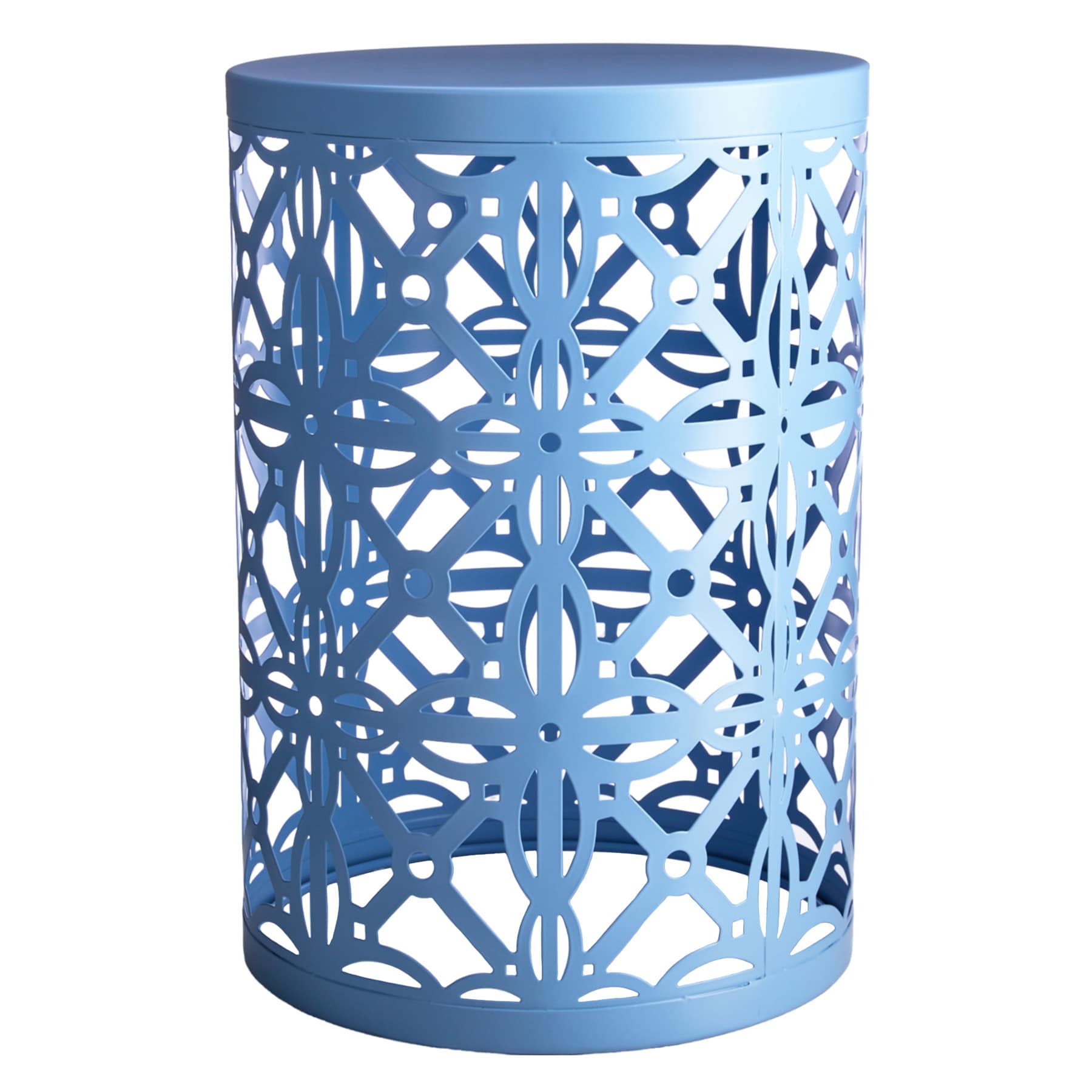 Providence Blue Metal Plant Stand, 20"