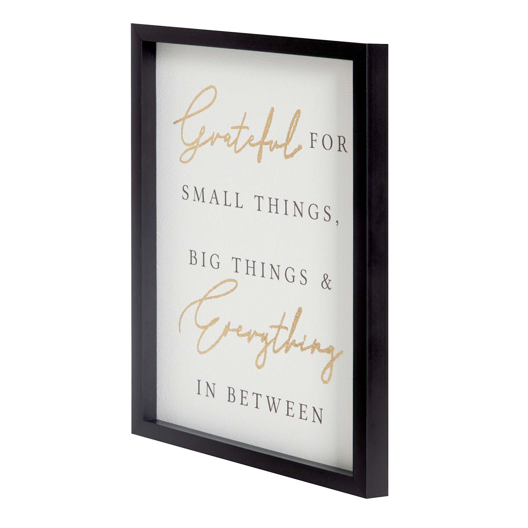 Providence Framed Grateful Sentiment Wall Sign, 11x14