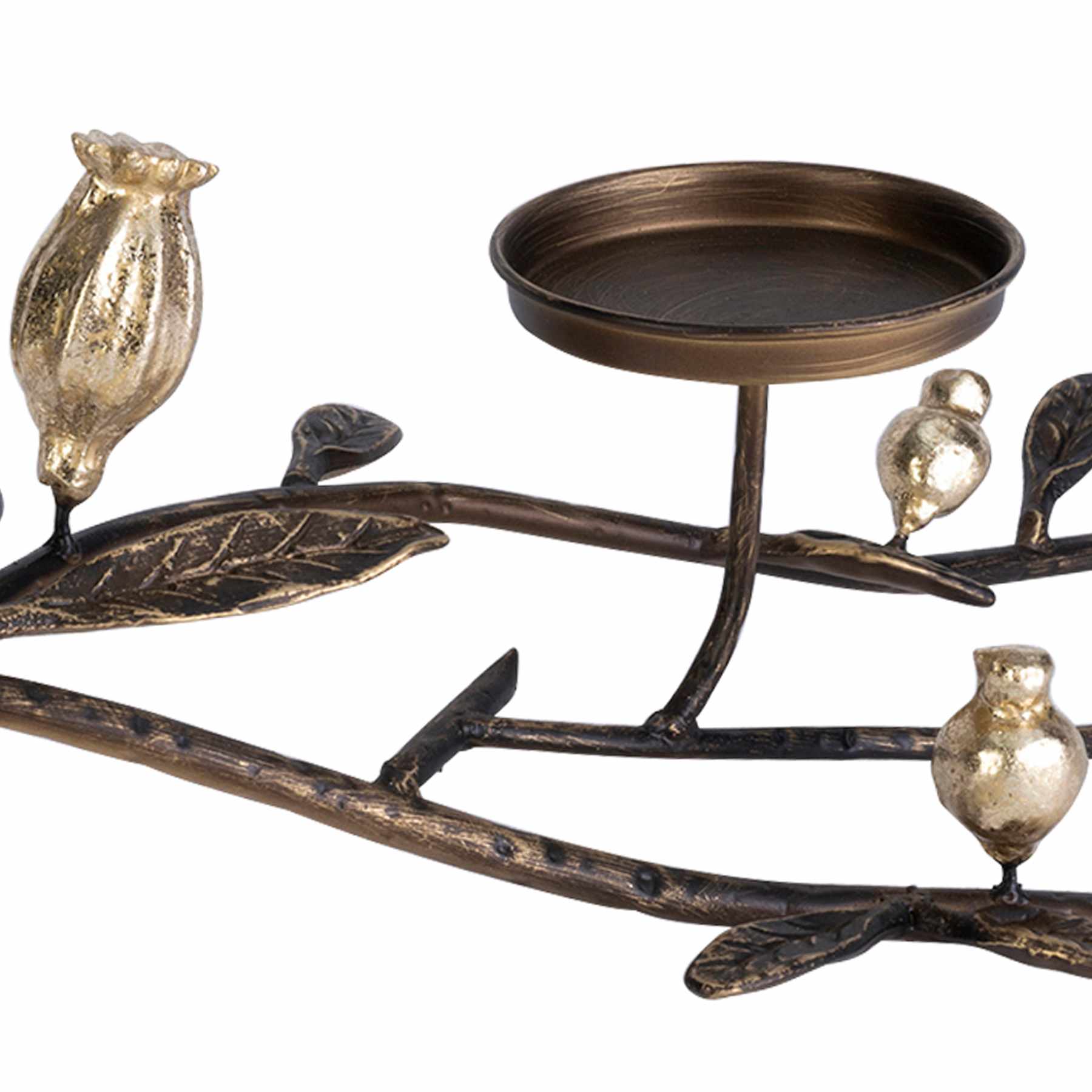 Providence Branch Metal Candle Holder, 19"