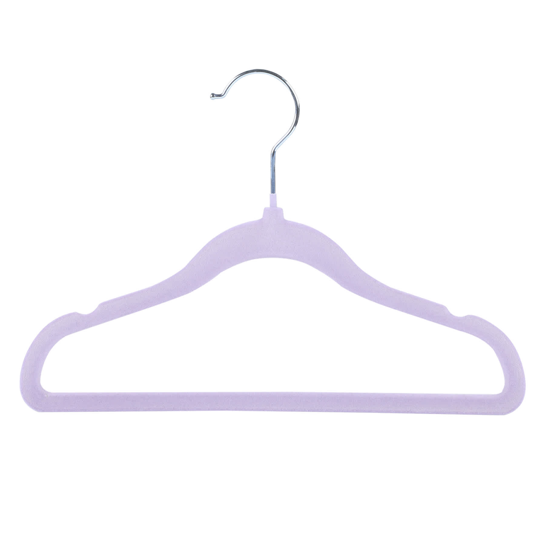 Tiny Dreamers 10-Piece Velvet Hanger, Orchid Petal