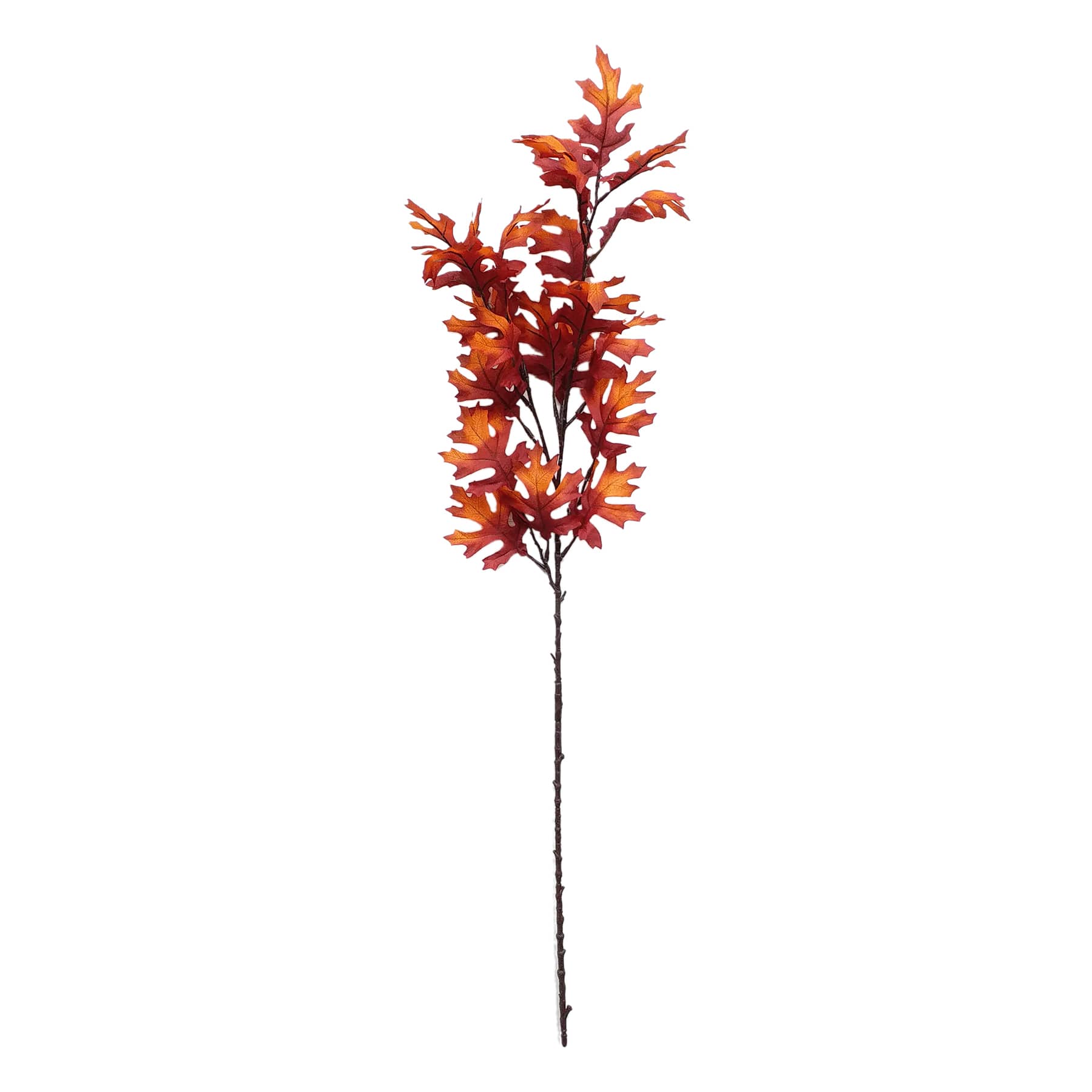 Red Oak Leaves Spray, 40"