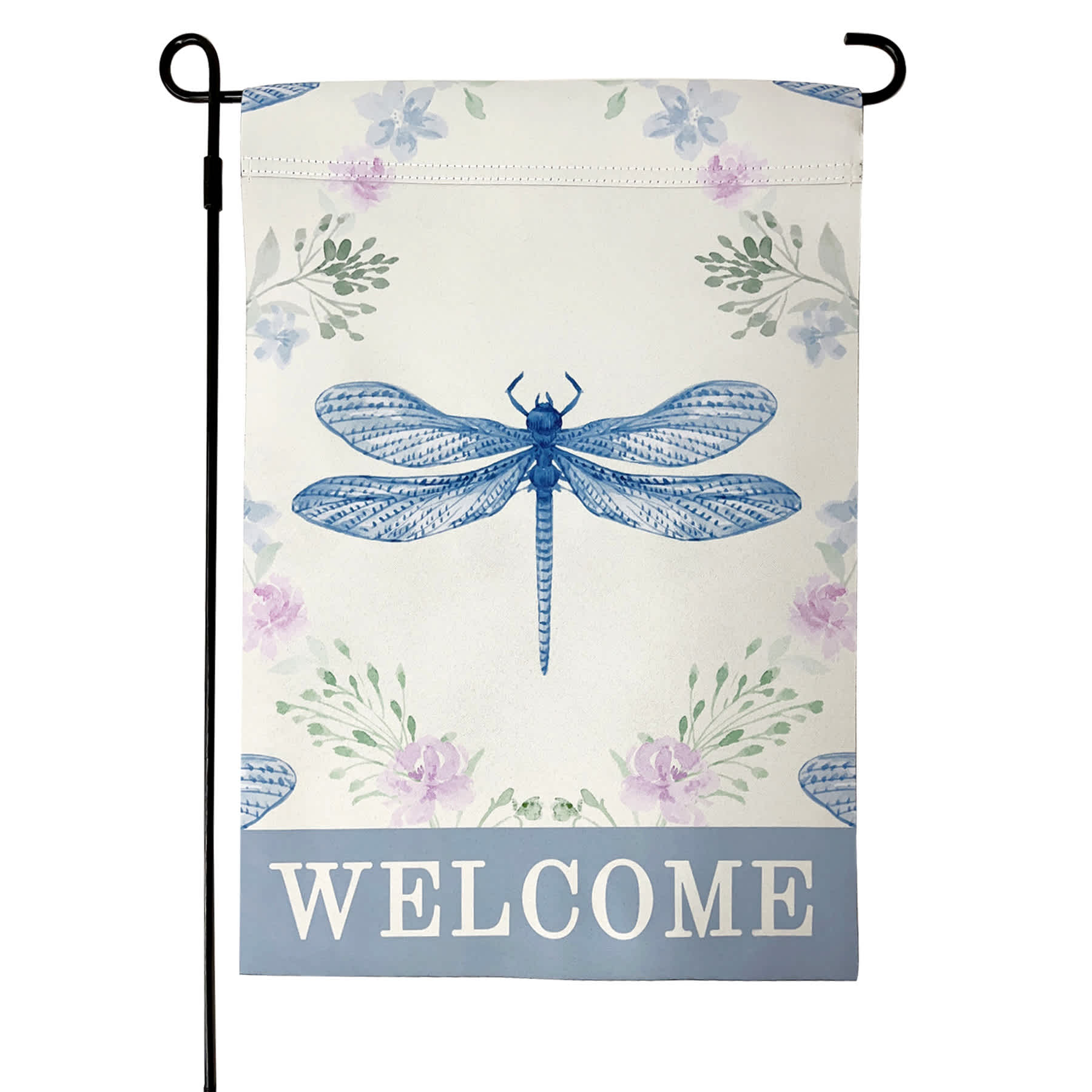 Providence Dragonfly Welcome Garden Flag, 18"