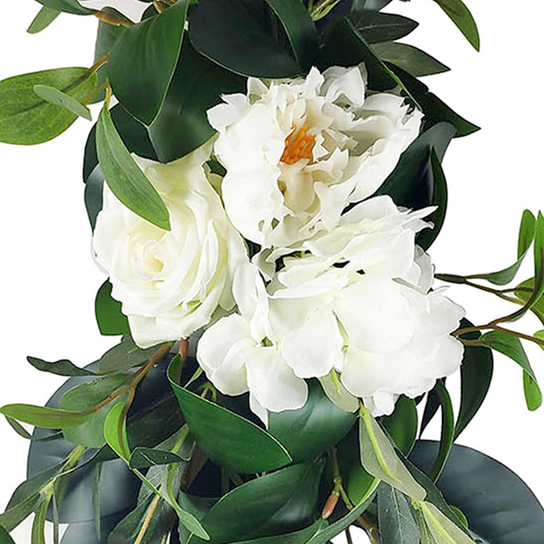 Mixed Peony & Greenery Aisle Marker, 22"