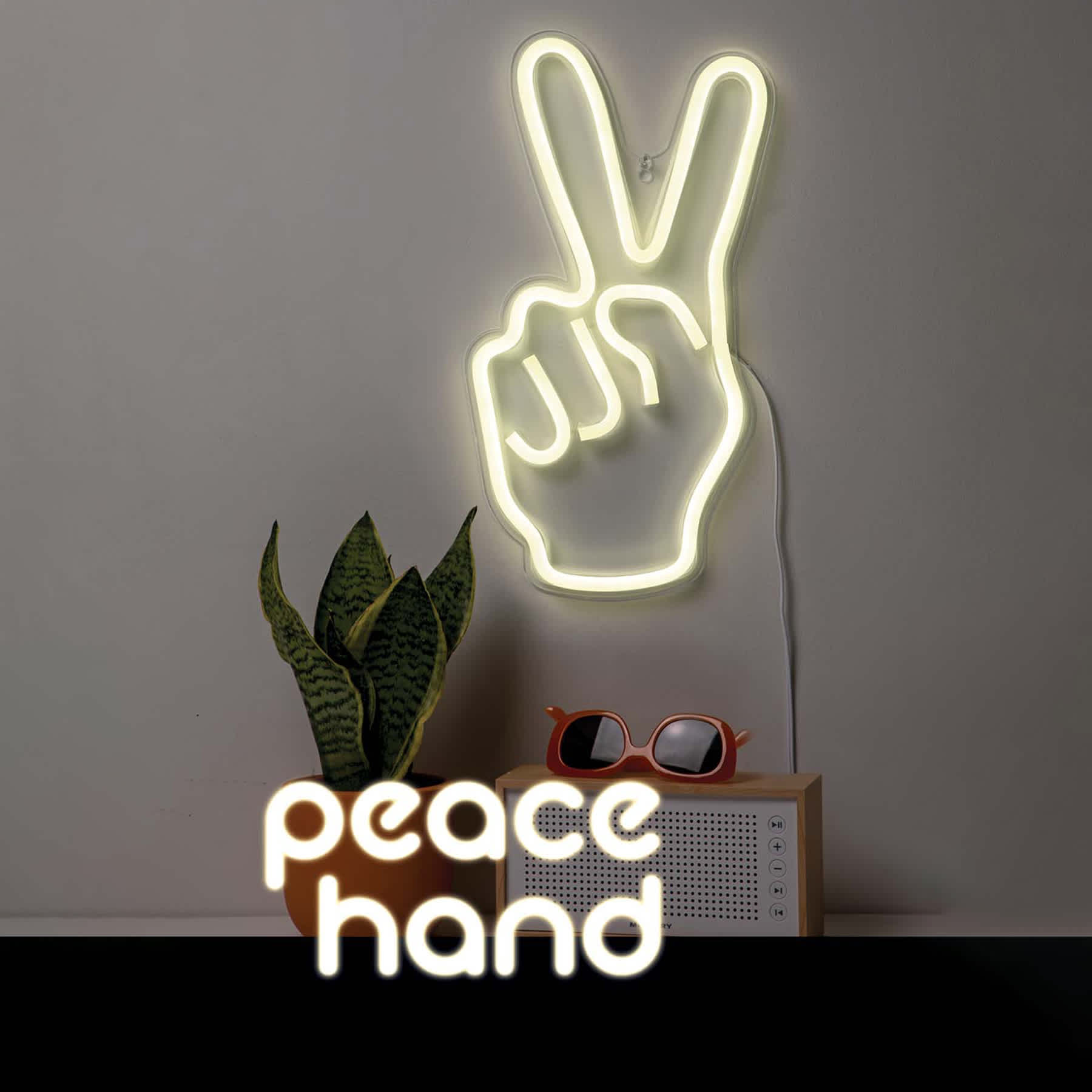 Peace Wall Sign, 14.4"