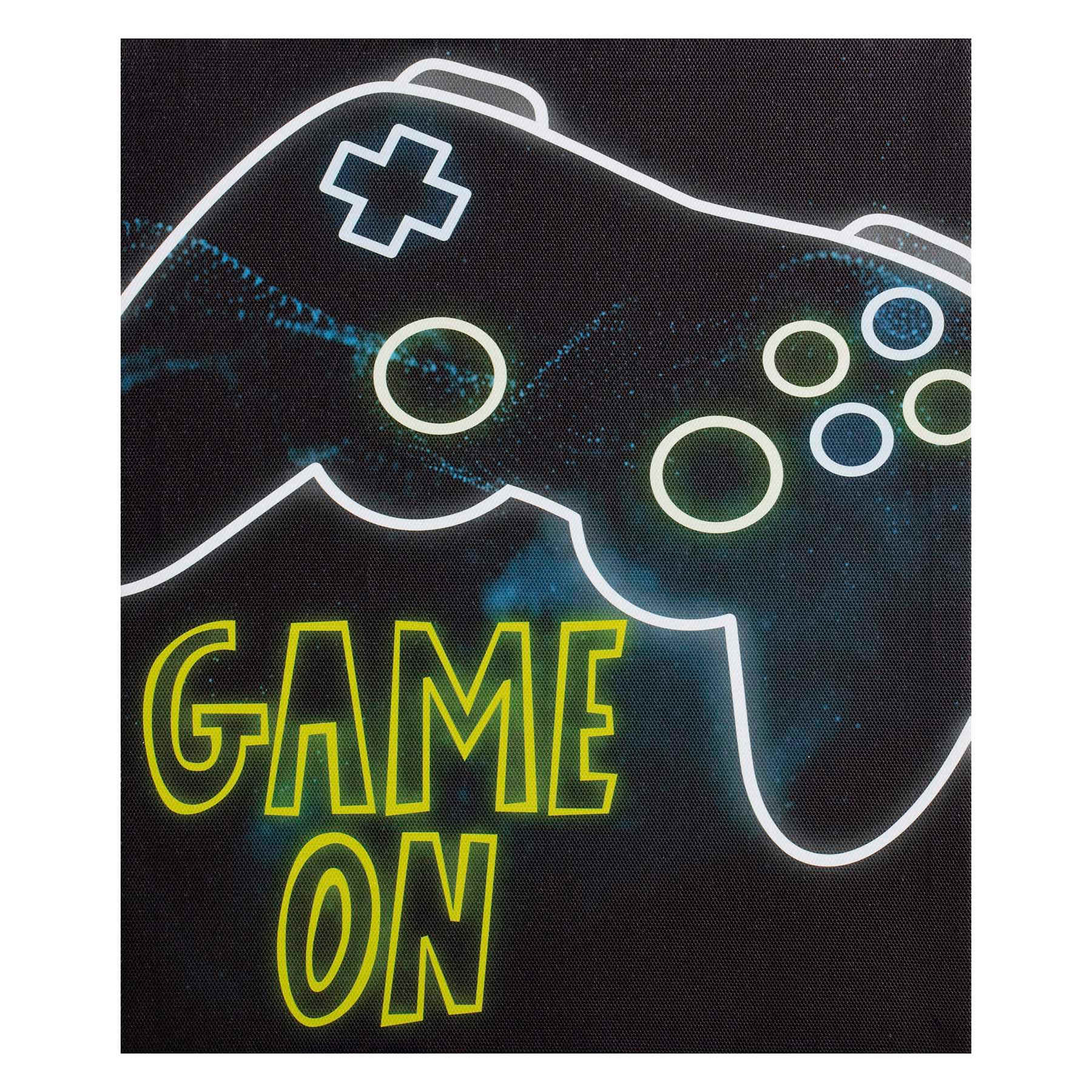 Game On Canvas Wall Art, 10x12