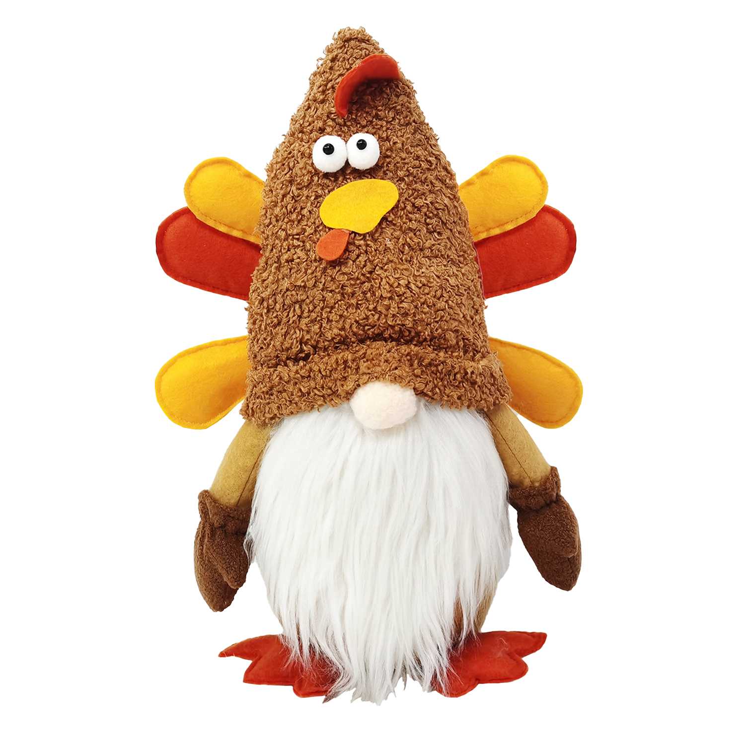 Homespun Harvest Fabric Turkey Gnome, 14"