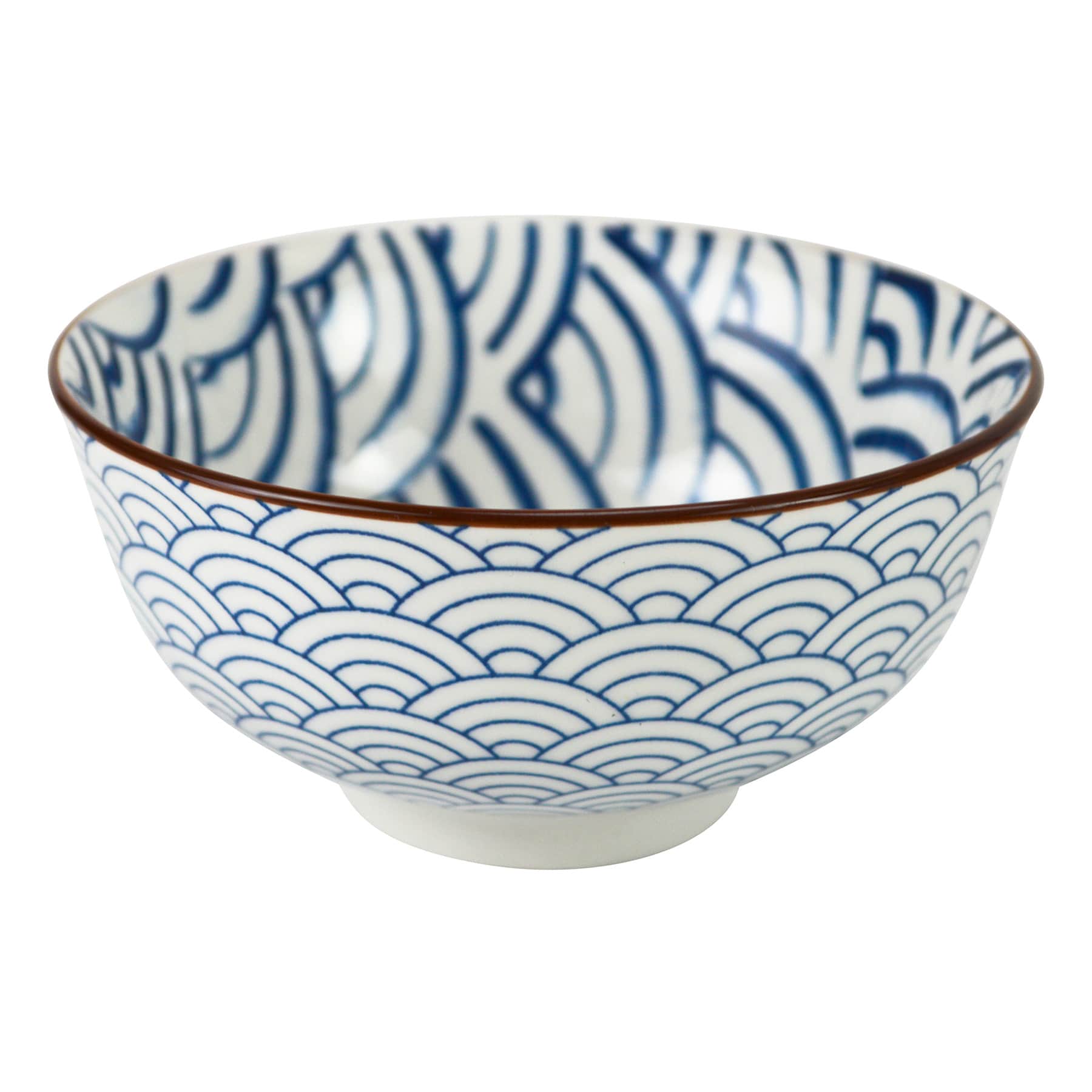 Blue Arches Porcelain Appetizer Bowl, 4.5"