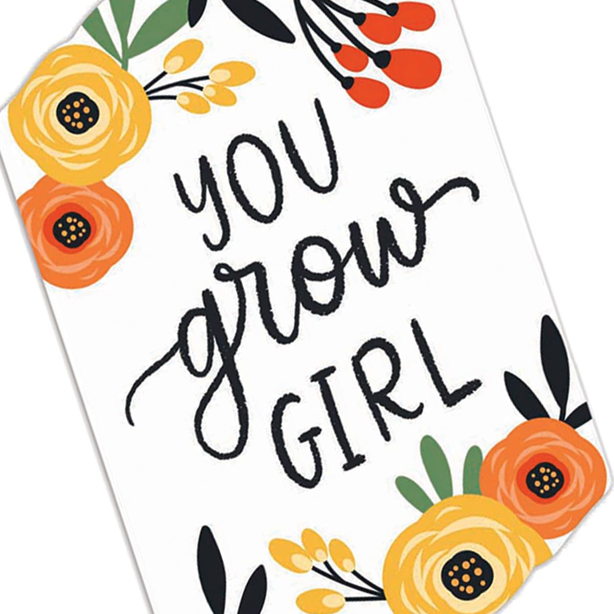 You Grow Girl Yard Stake, 6"