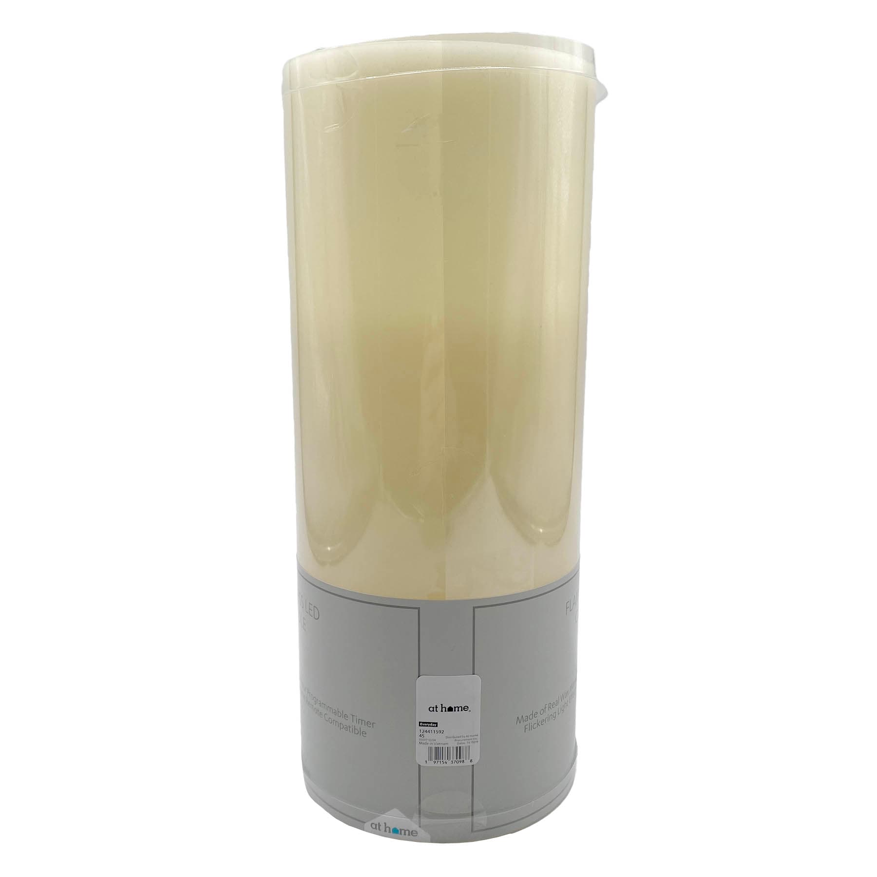 5x12 Ivory Pillar Candle