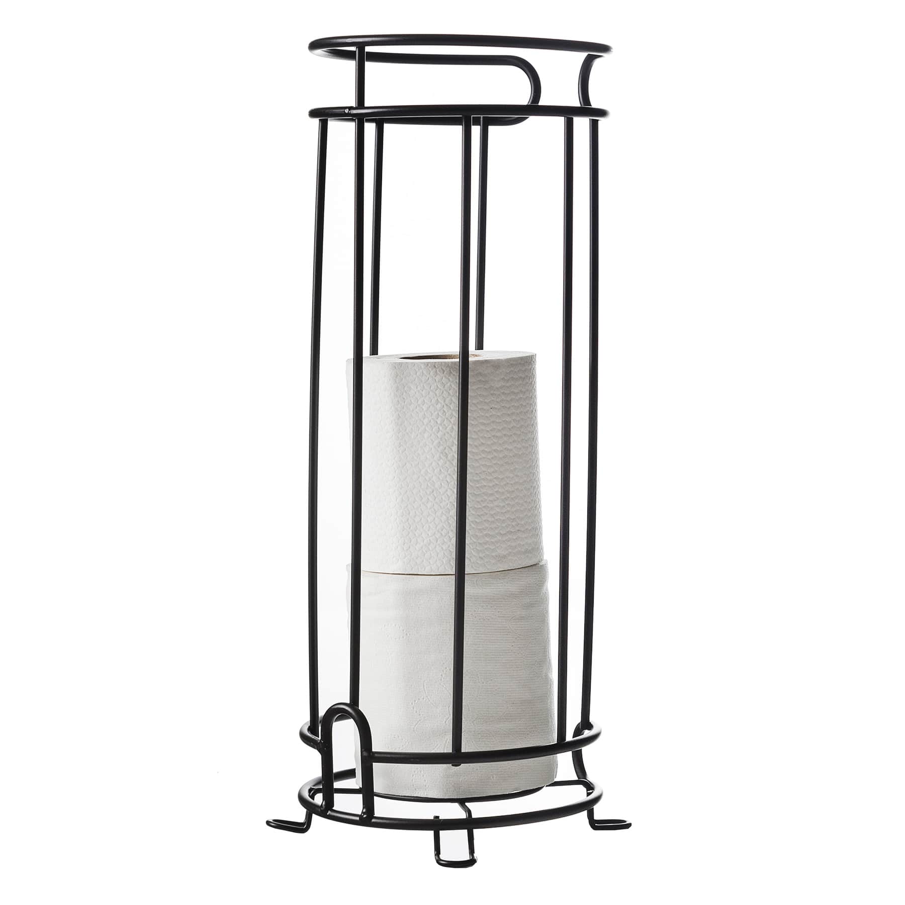 Gia Oil Rubbed Bronze Toilet Paper Holder, 15.5"