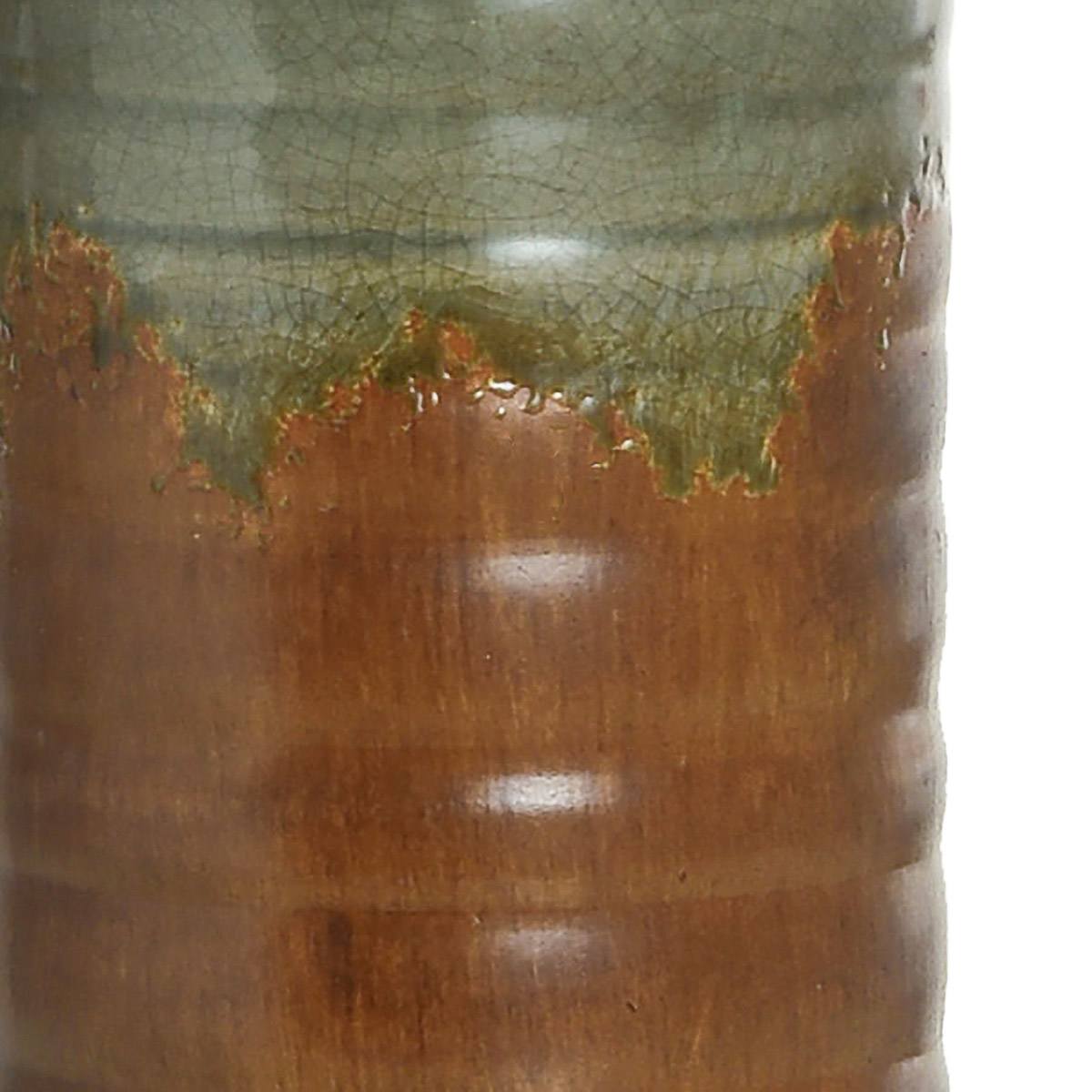 Ty Pennington Ceramic Drip Glaze Medium Table Lamp, 18"