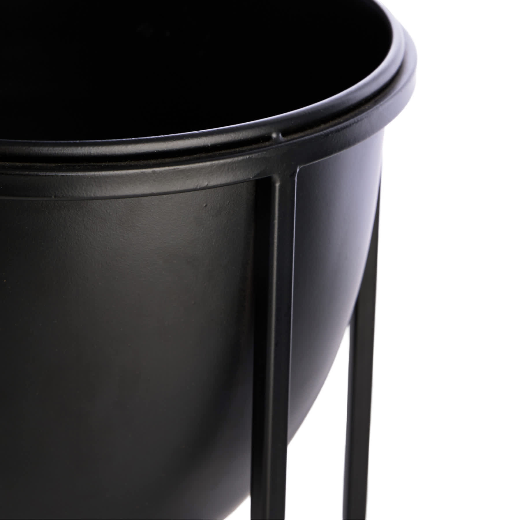Nala Black Planter Stand, Small