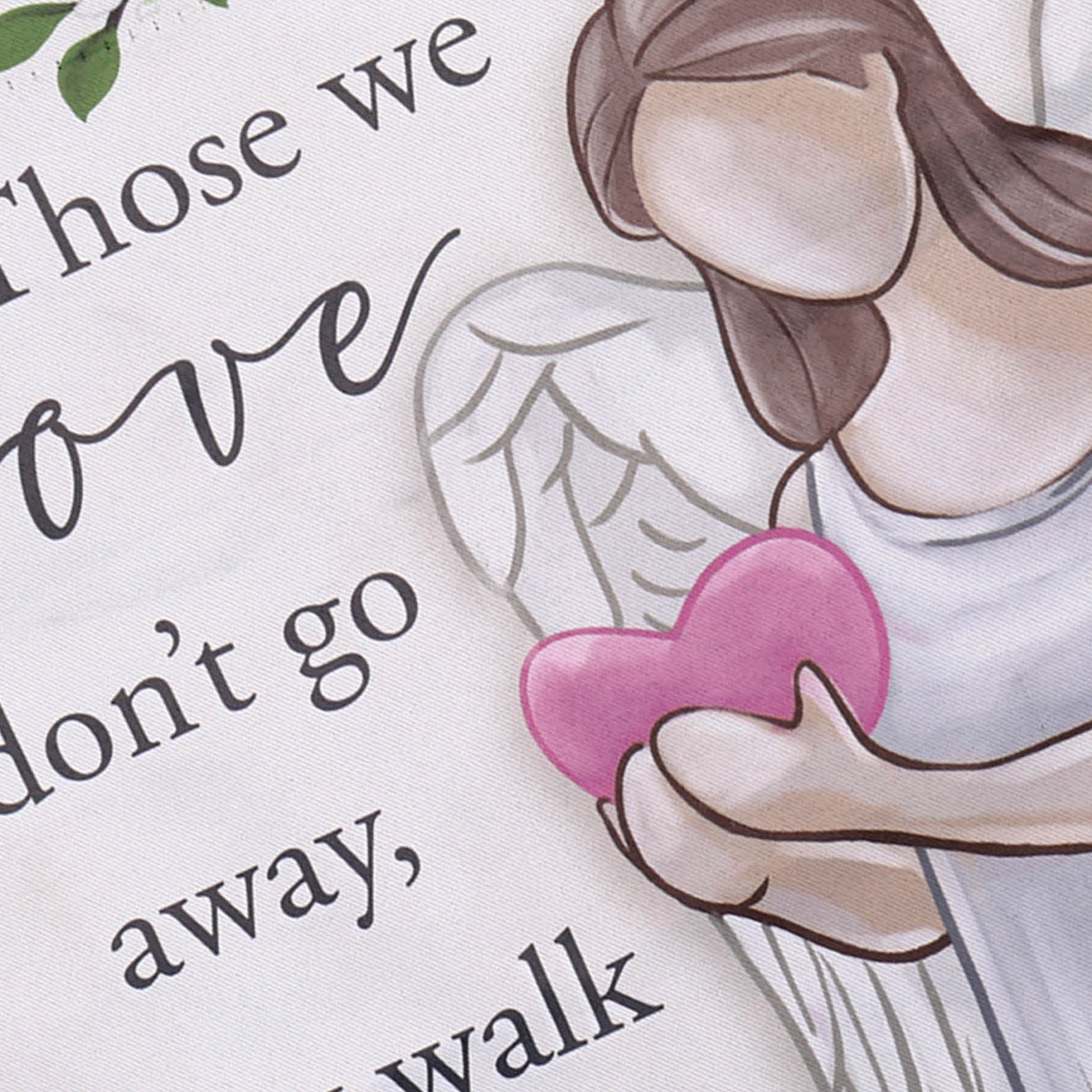 Those We Love Angel Sentiment Garden Flag, 18"