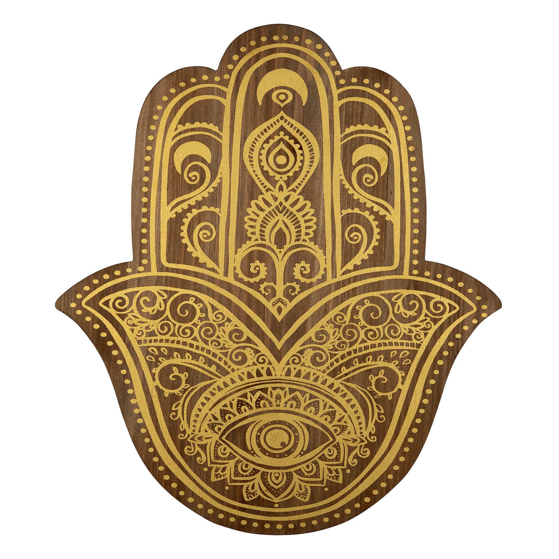 Metallic Hamsa Wall Decor, 16x14